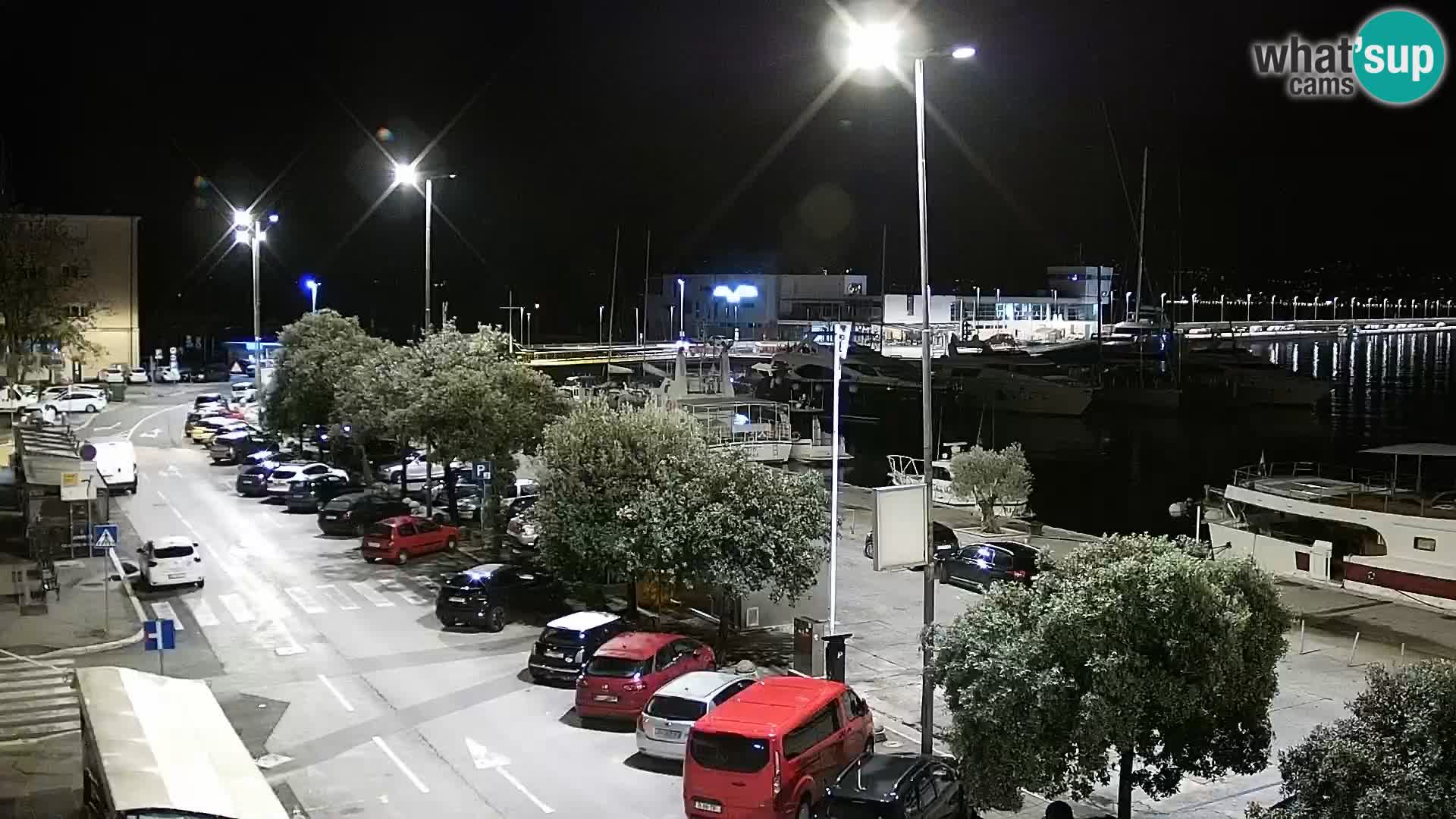 La Riva y Marina en Rijeka – Webcam en vivo Croacia