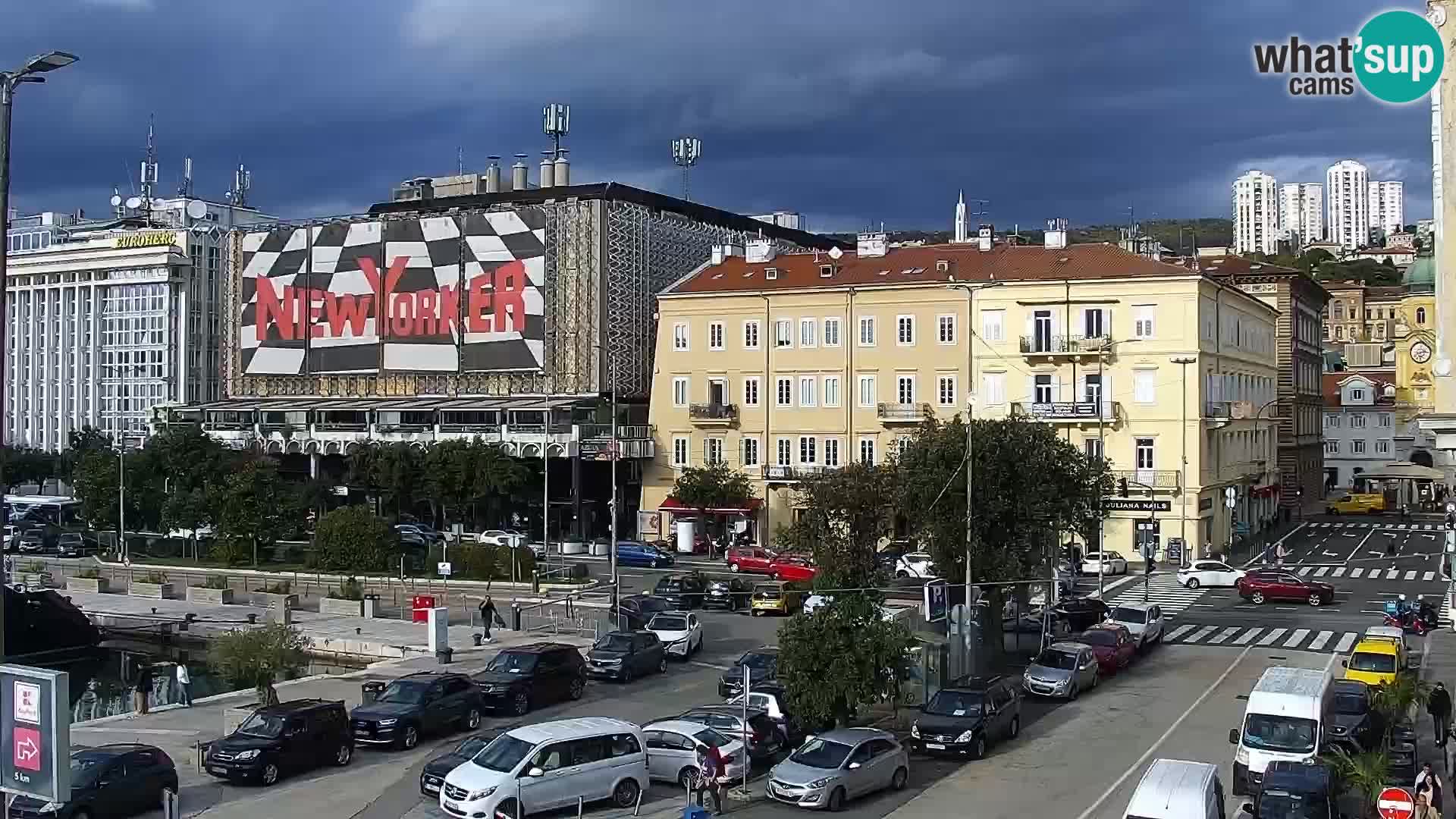 Riva i Marina u Rijeci – Web kamera uživo u Hrvatskoj