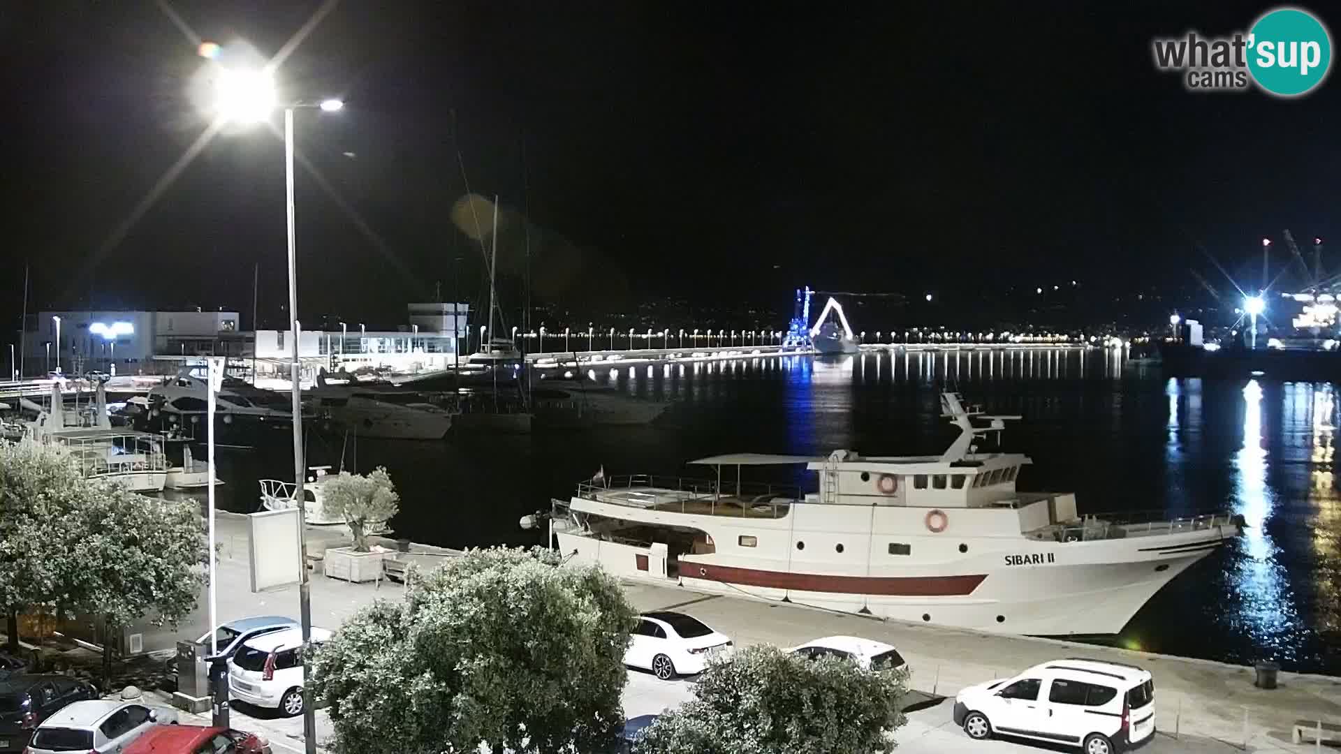 Riva i Marina u Rijeci – Web kamera uživo u Hrvatskoj