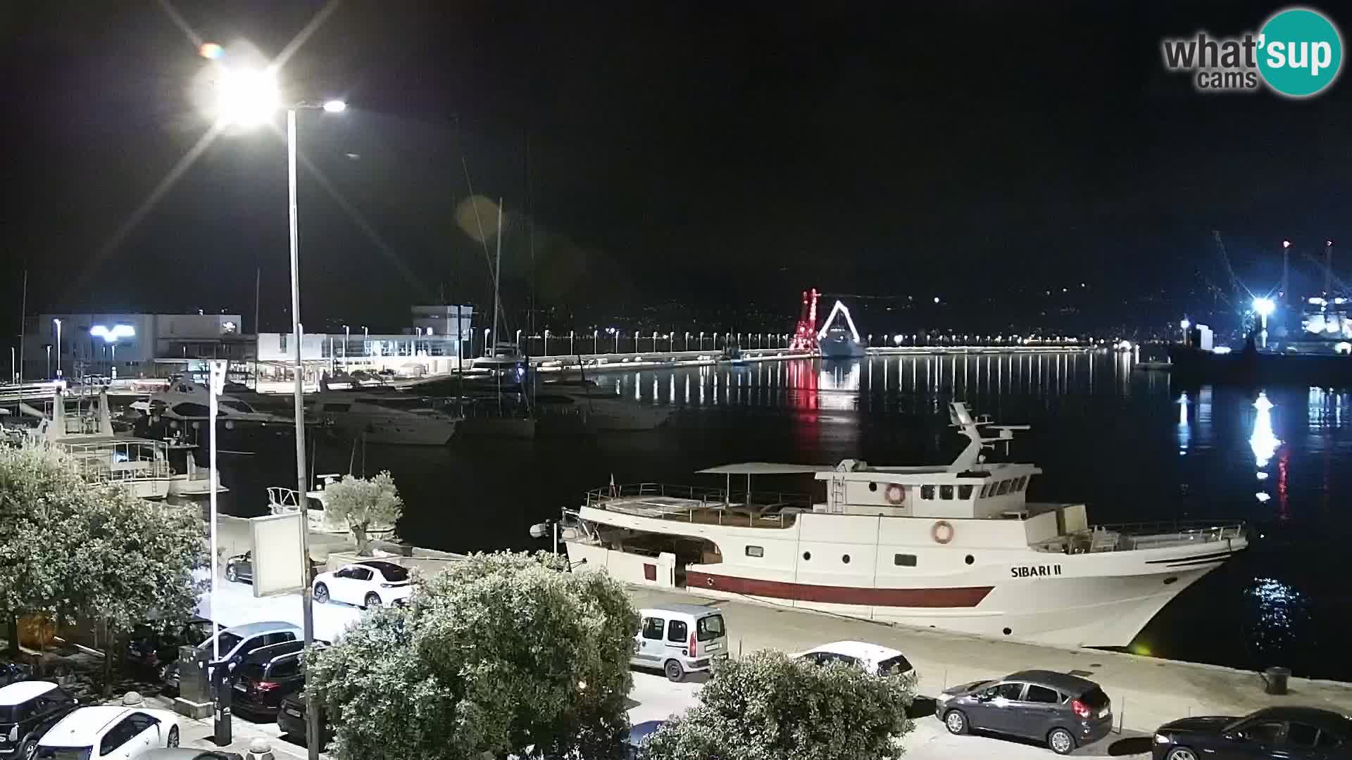 Die Riva und Marina in Rijeka – Live Webcam Kroatien