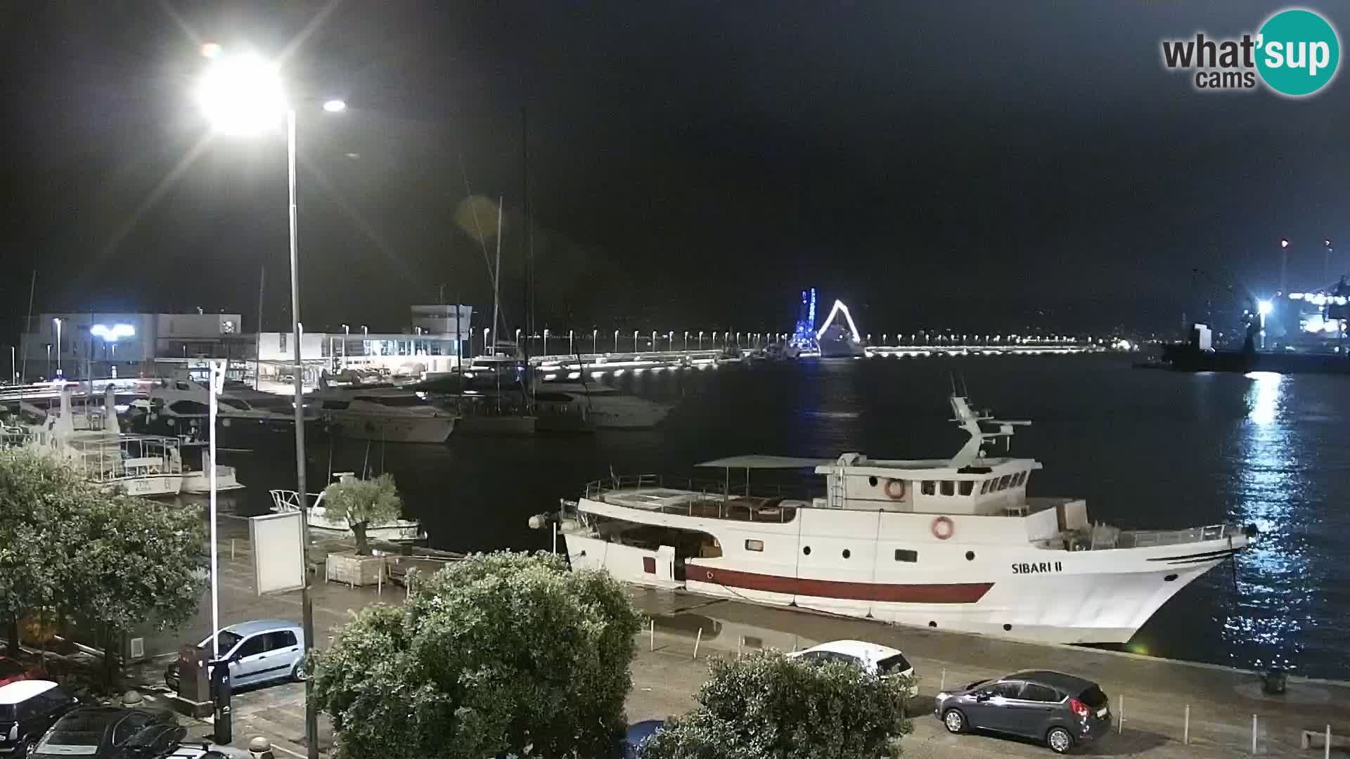 The Riva and Marina in Rijeka  – Live Webcam Croatia
