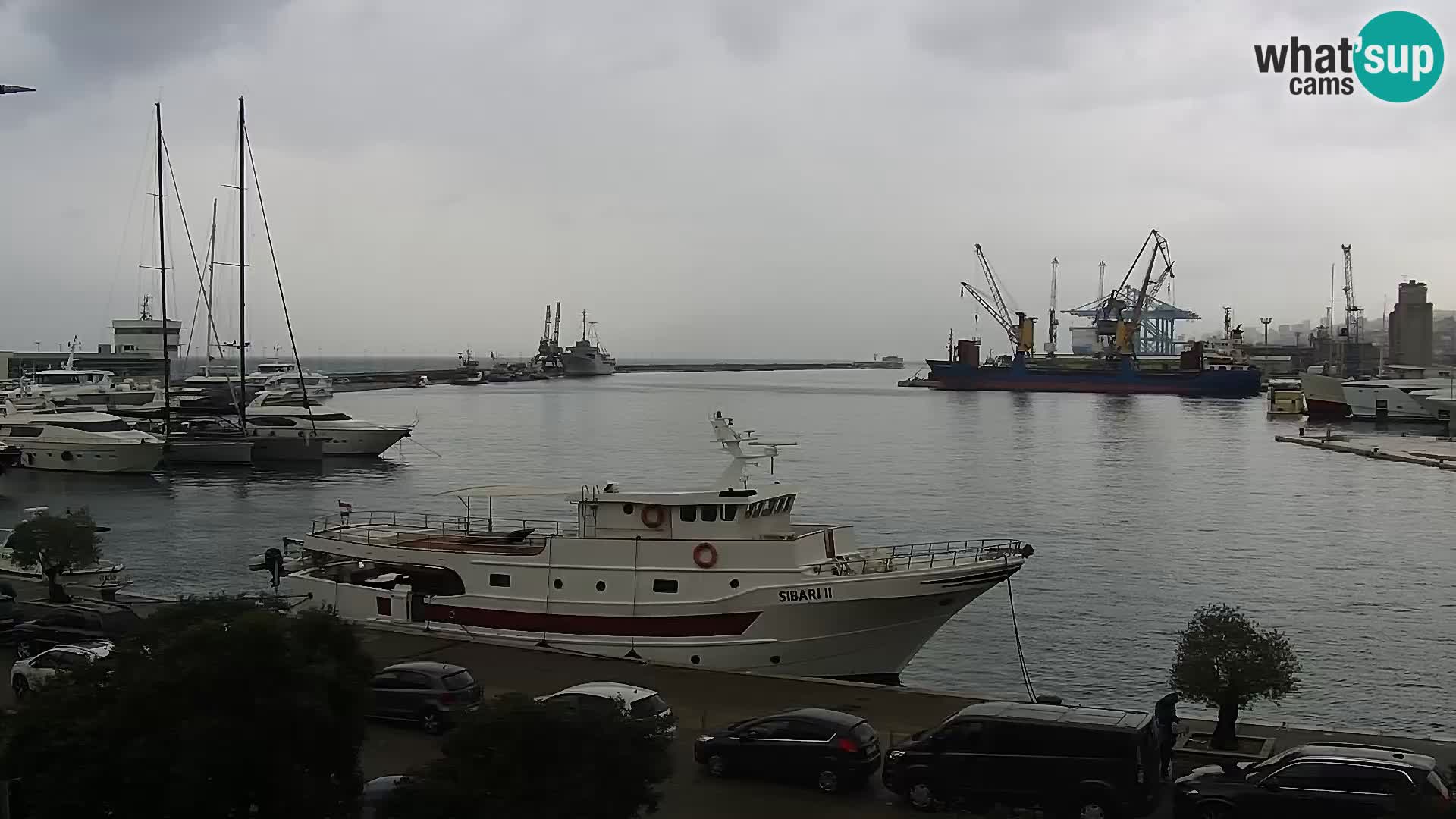 The Riva and Marina in Rijeka  – Live Webcam Croatia
