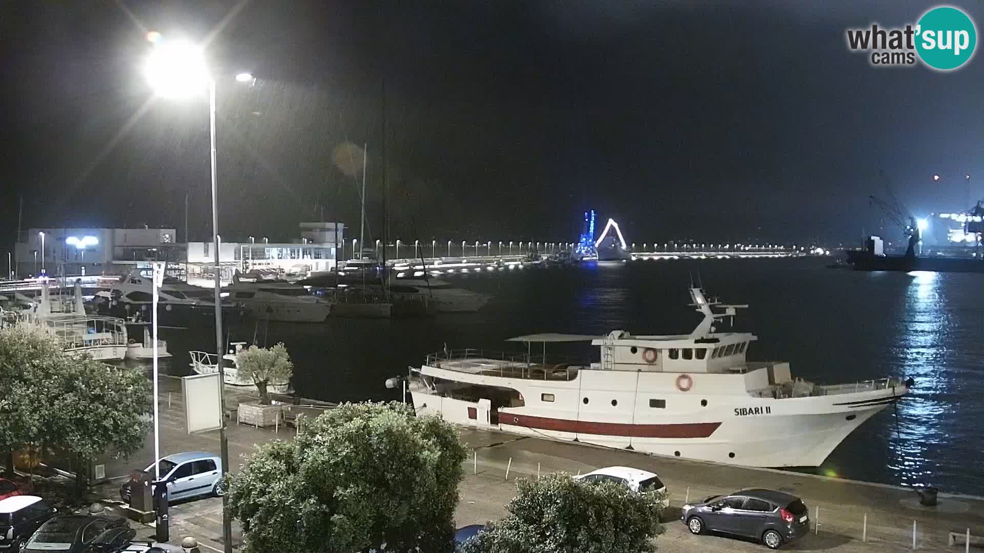 La Riva et Marina à Rijeka – Live Webcam Croatie