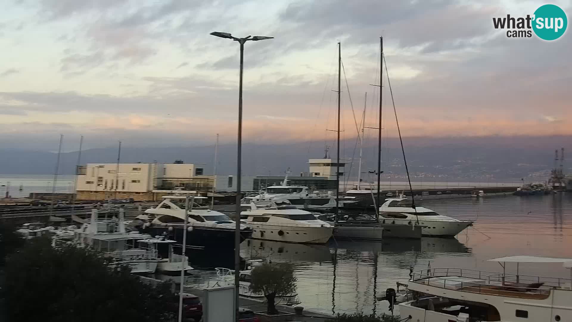 La Riva e la Marina a Rijeka (Fiume) – Live Webcam Croazia