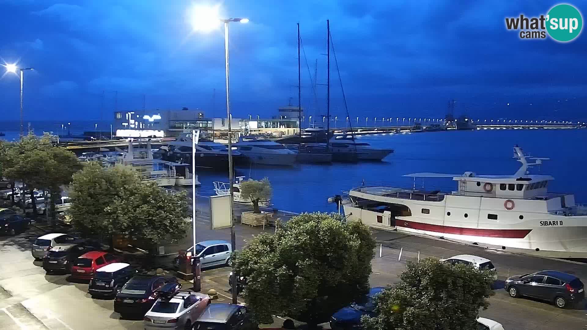 The Riva and Marina in Rijeka  – Live Webcam Croatia