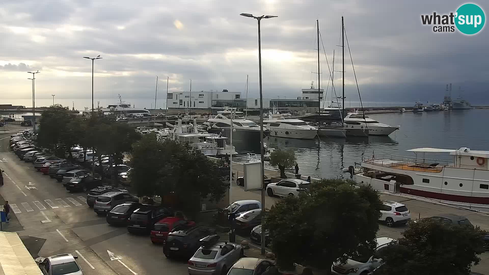La Riva e la Marina a Rijeka (Fiume) – Live Webcam Croazia