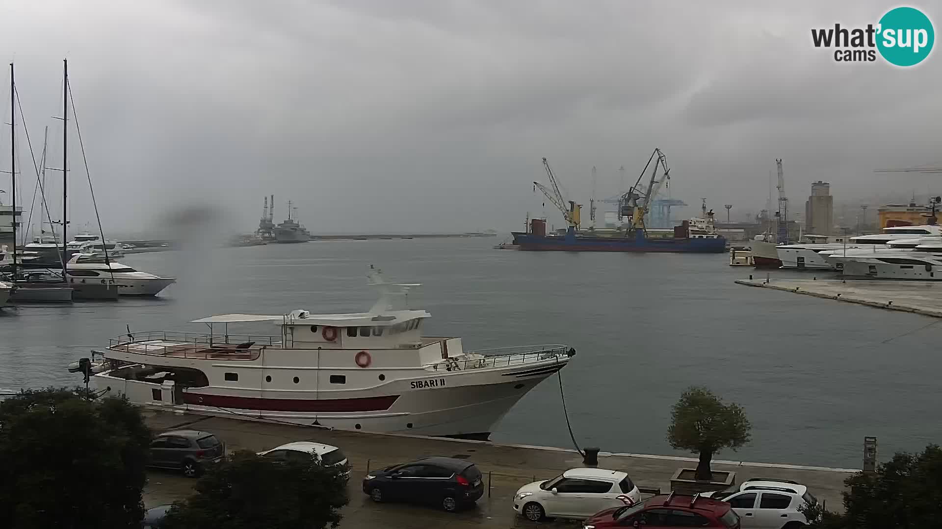 La Riva e la Marina a Rijeka (Fiume) – Live Webcam Croazia