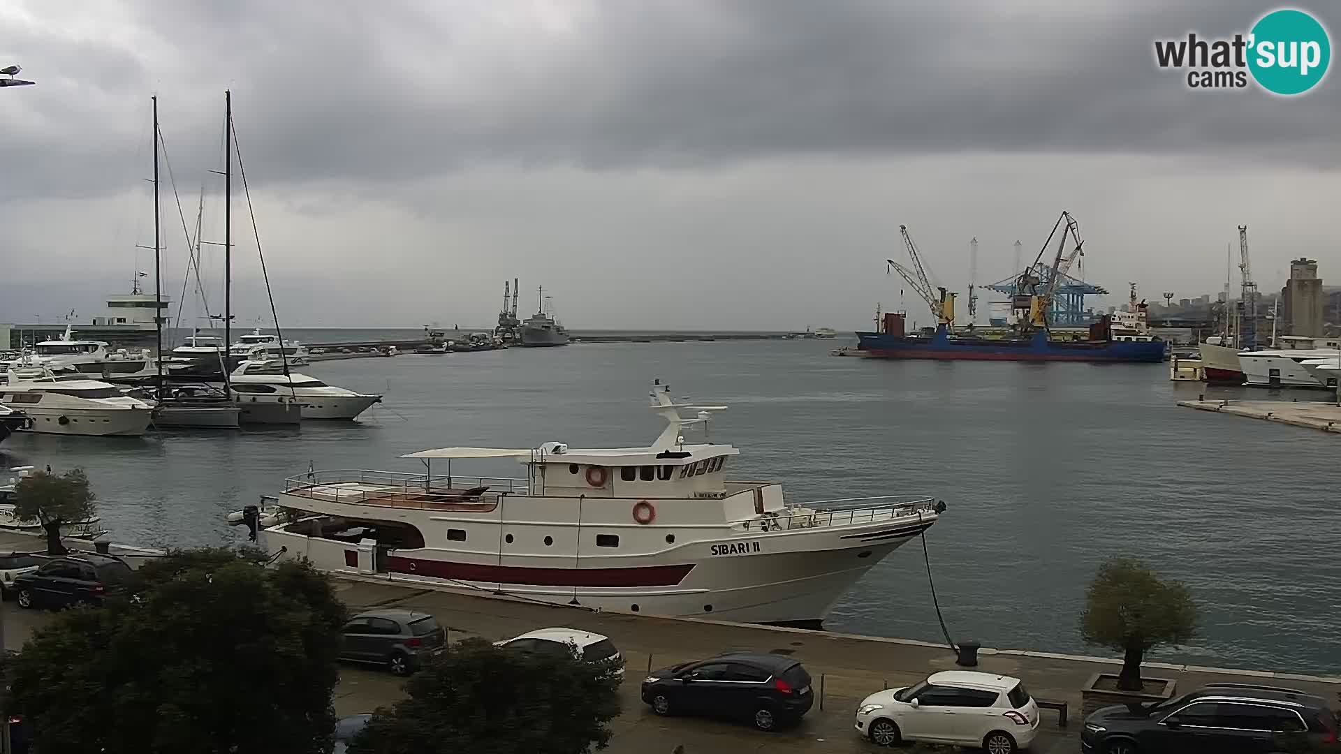 La Riva y Marina en Rijeka – Webcam en vivo Croacia