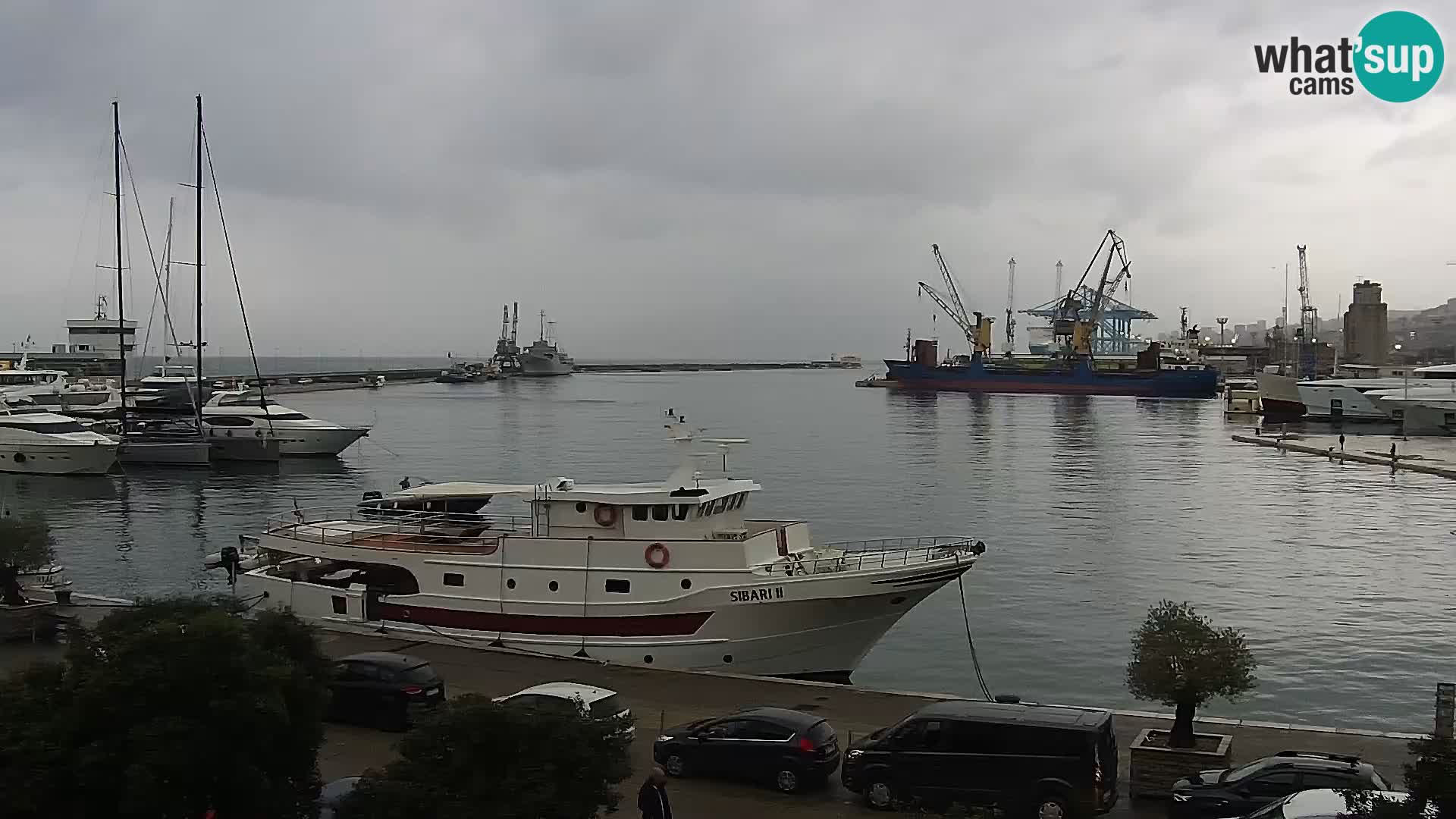 La Riva y Marina en Rijeka – Webcam en vivo Croacia