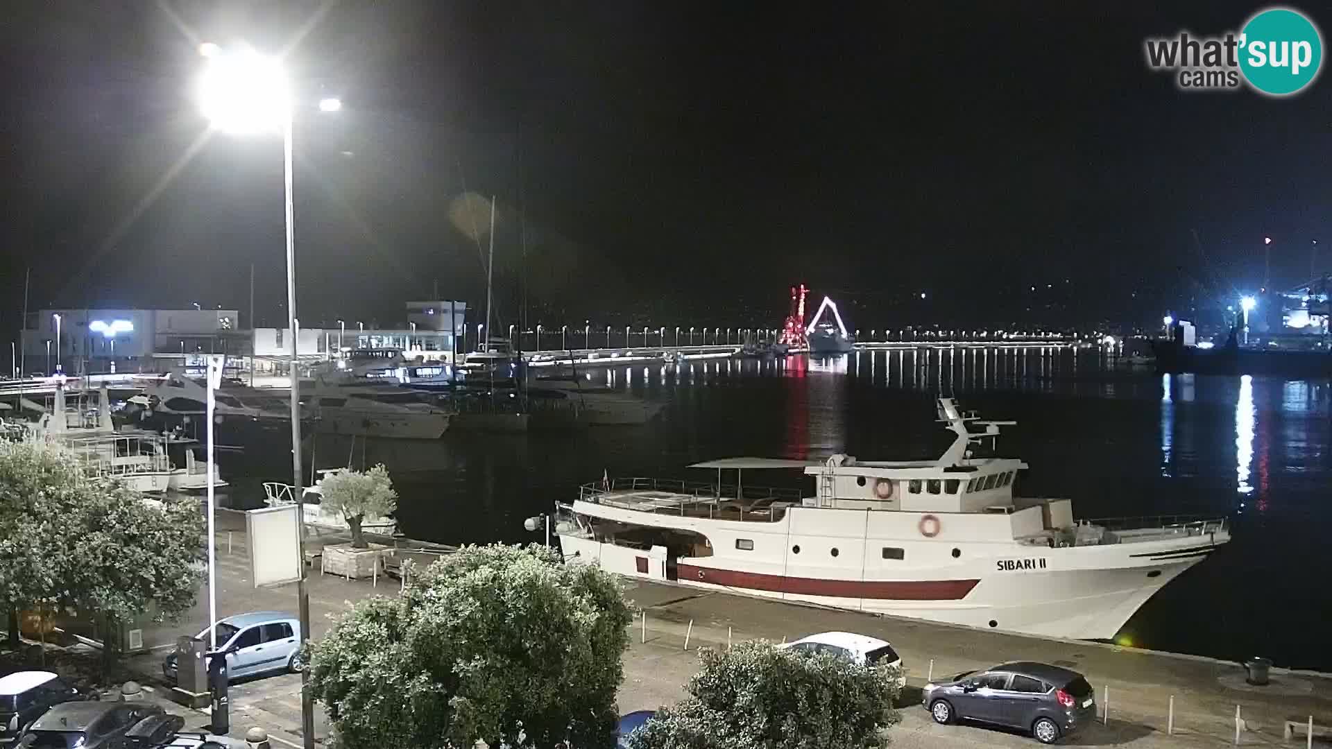 La Riva et Marina à Rijeka – Live Webcam Croatie