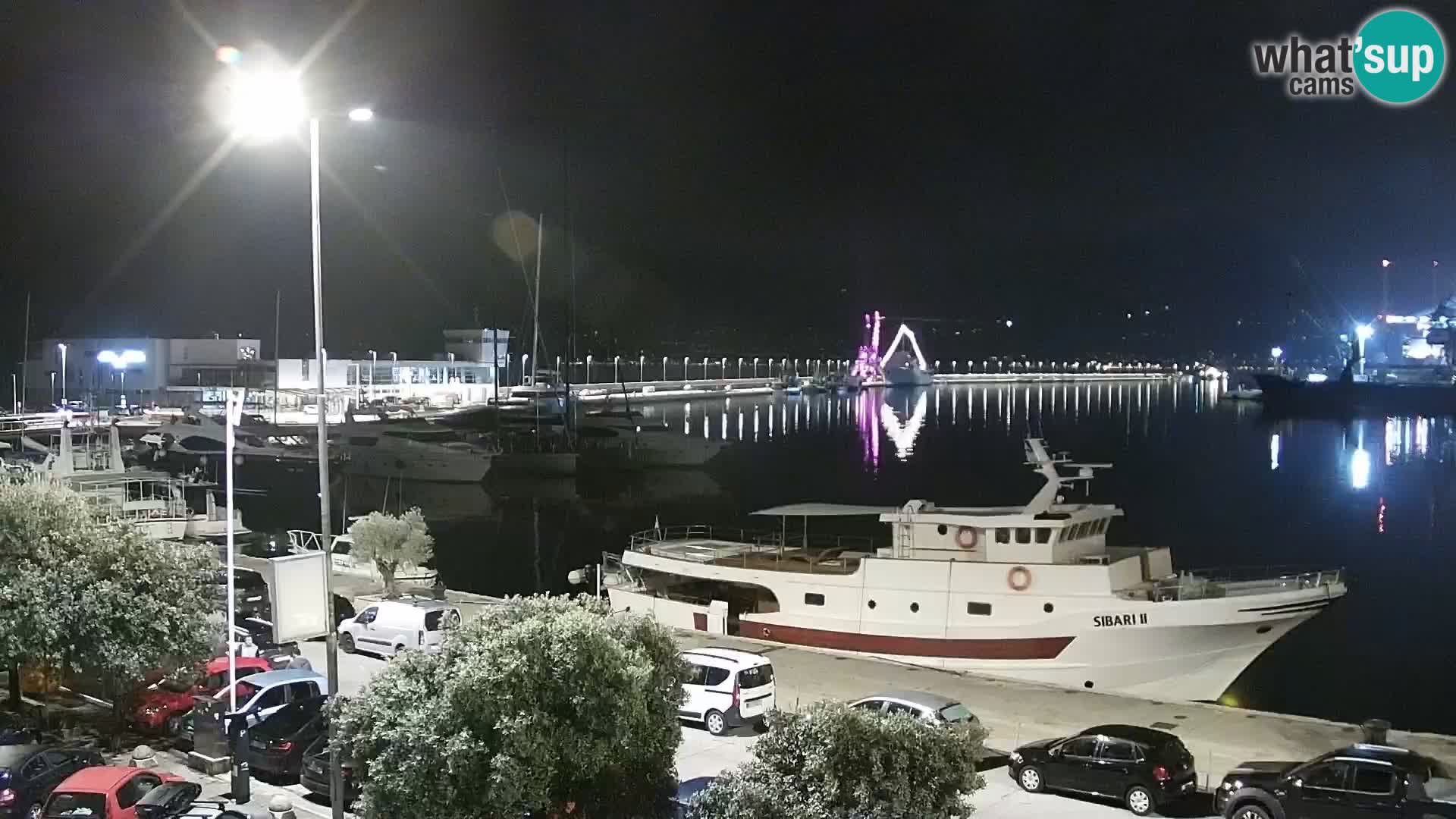 The Riva and Marina in Rijeka  – Live Webcam Croatia