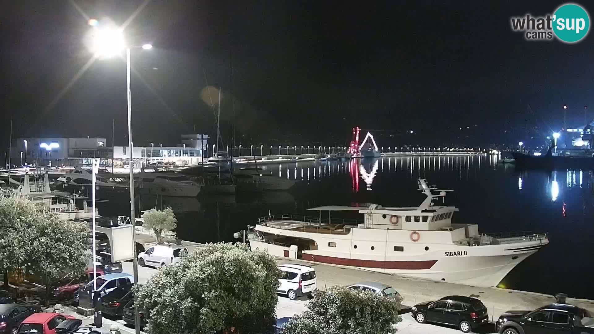 La Riva y Marina en Rijeka – Webcam en vivo Croacia