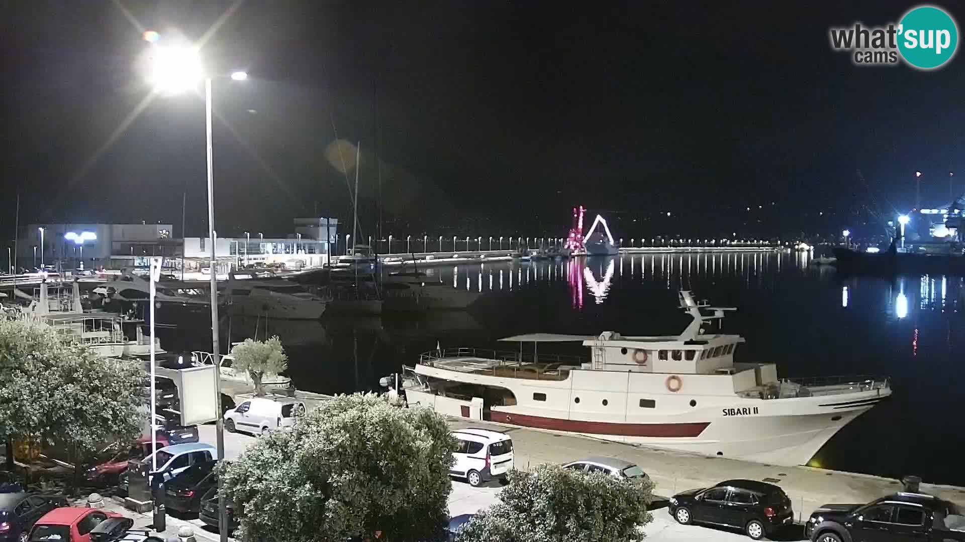 The Riva and Marina in Rijeka  – Live Webcam Croatia