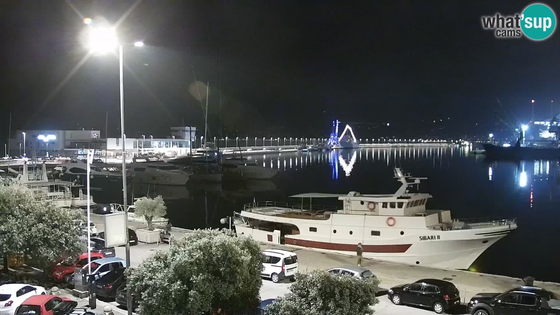 Die Riva und Marina in Rijeka – Live Webcam Kroatien