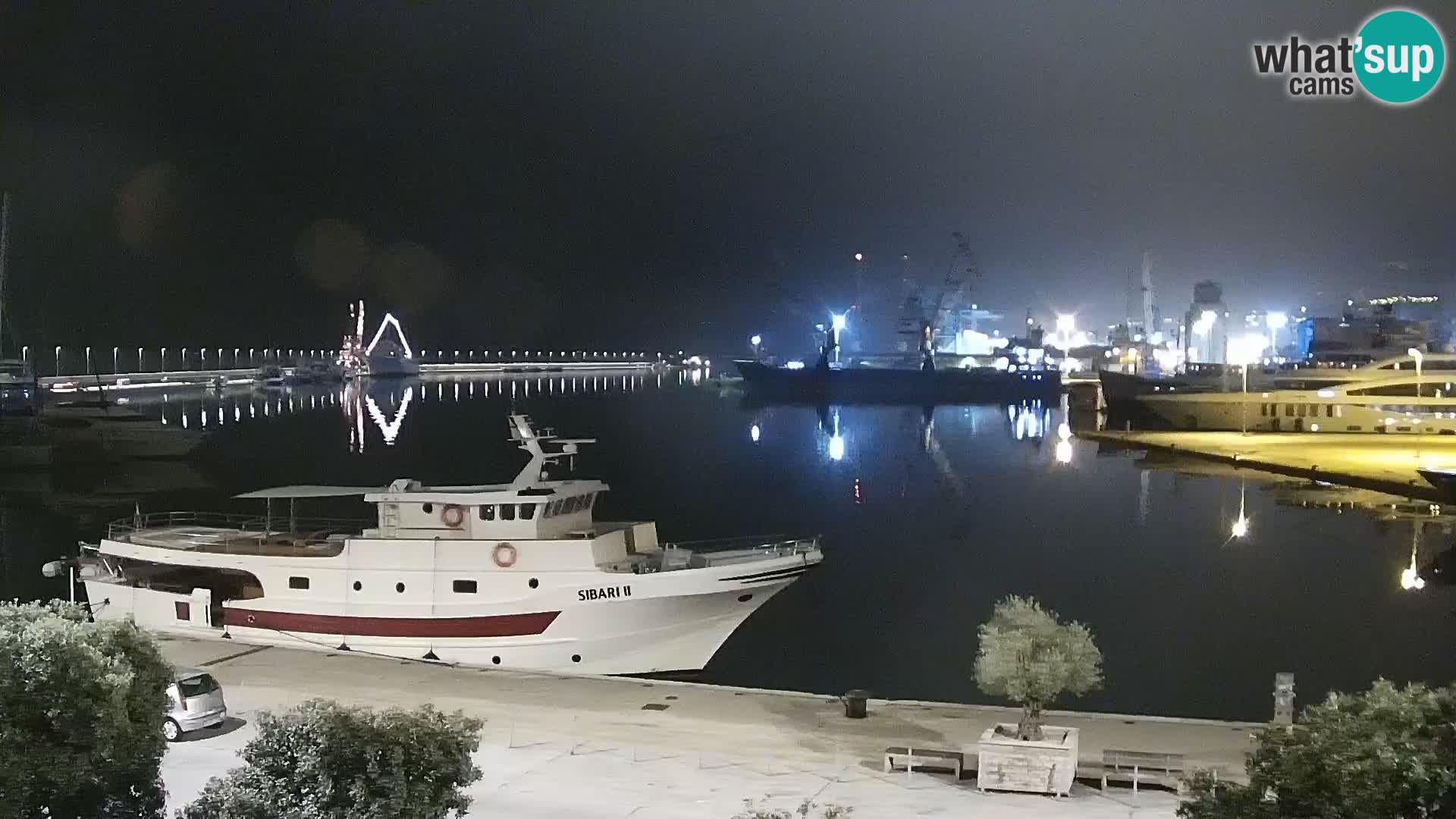 Die Riva und Marina in Rijeka – Live Webcam Kroatien