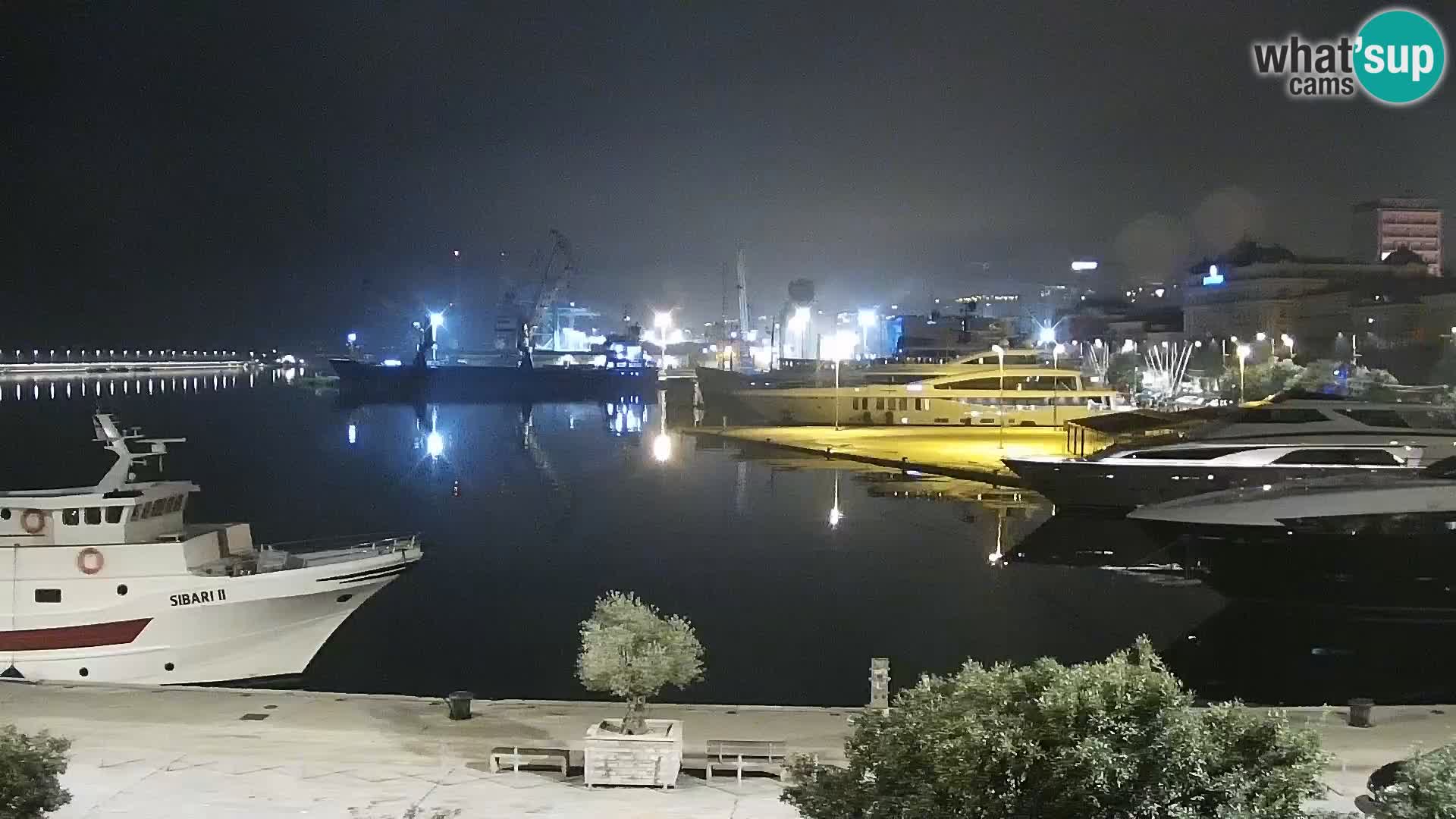 La Riva e la Marina a Rijeka (Fiume) – Live Webcam Croazia