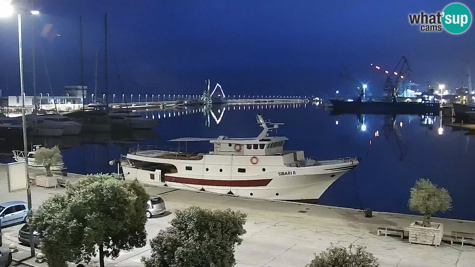 La Riva et Marina à Rijeka – Live Webcam Croatie