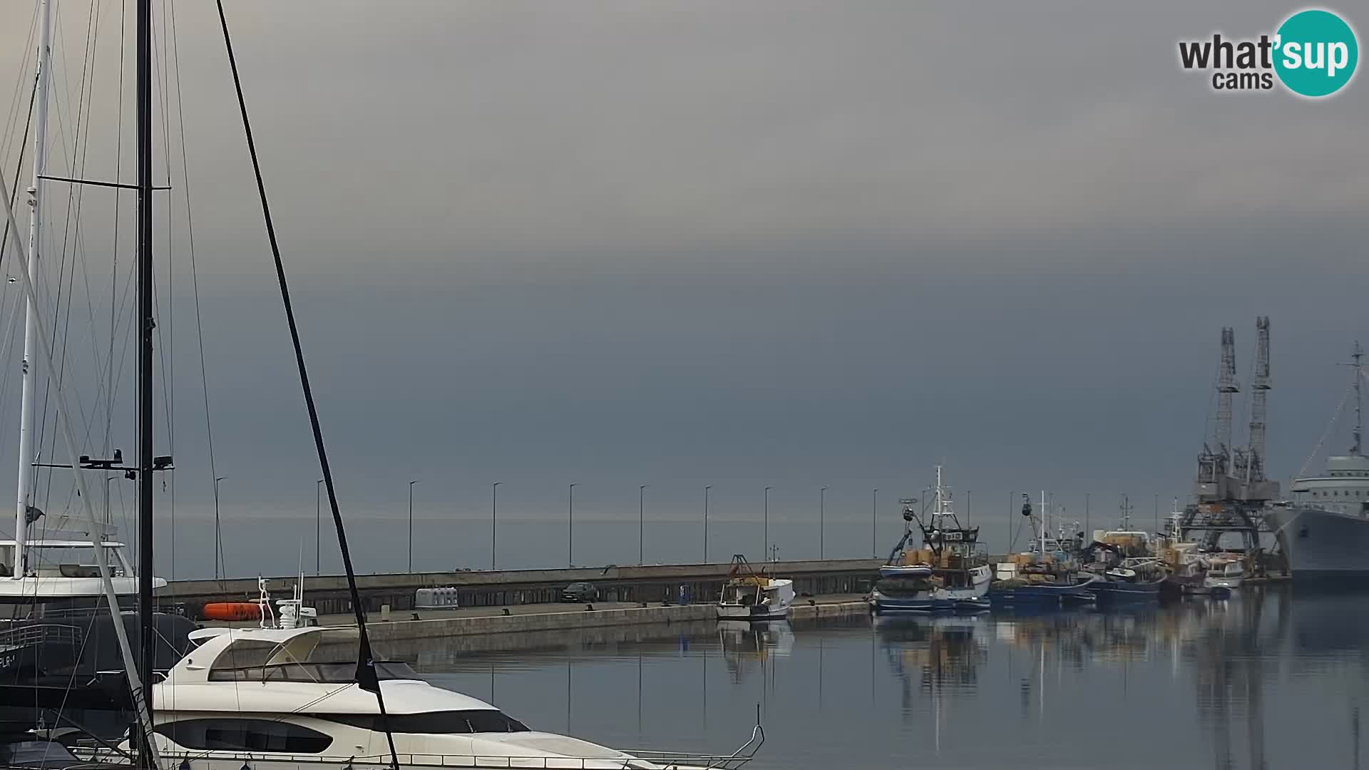 La Riva y Marina en Rijeka – Webcam en vivo Croacia