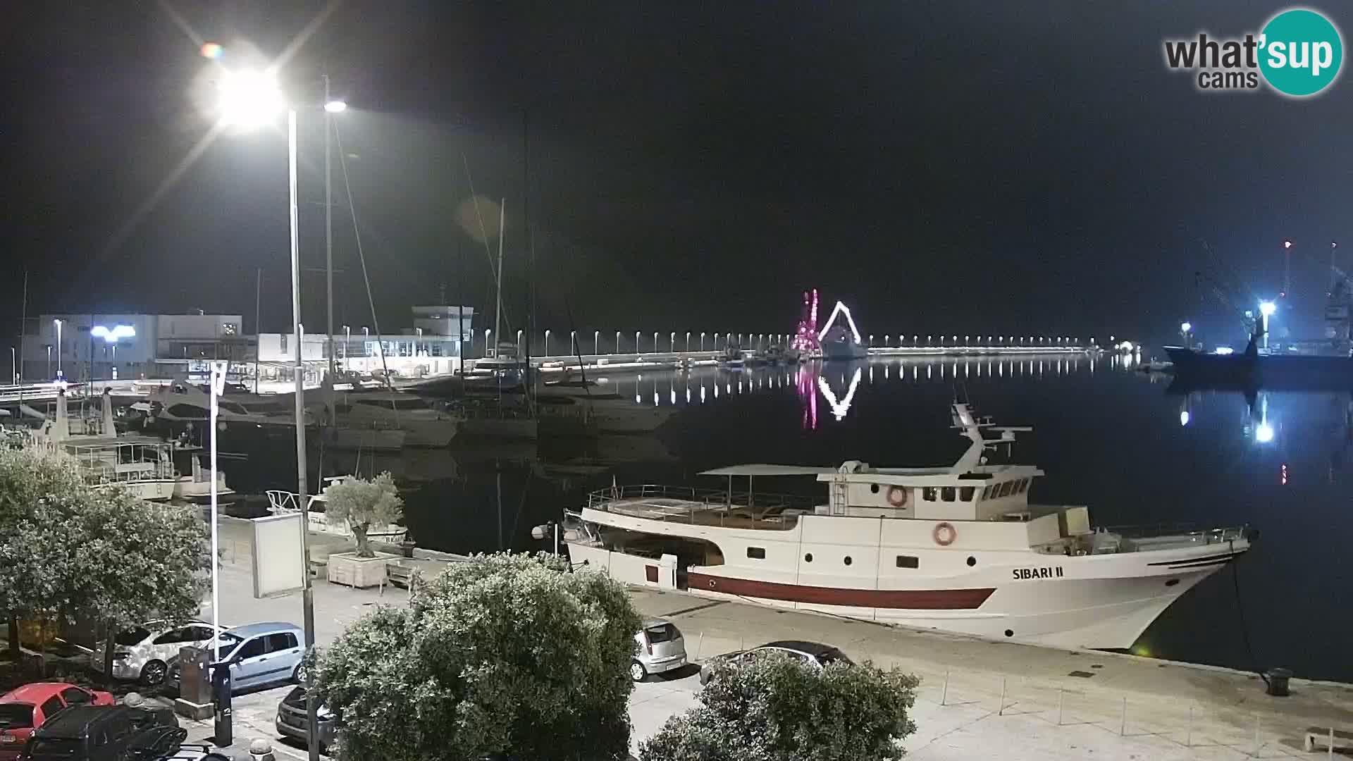 The Riva and Marina in Rijeka  – Live Webcam Croatia