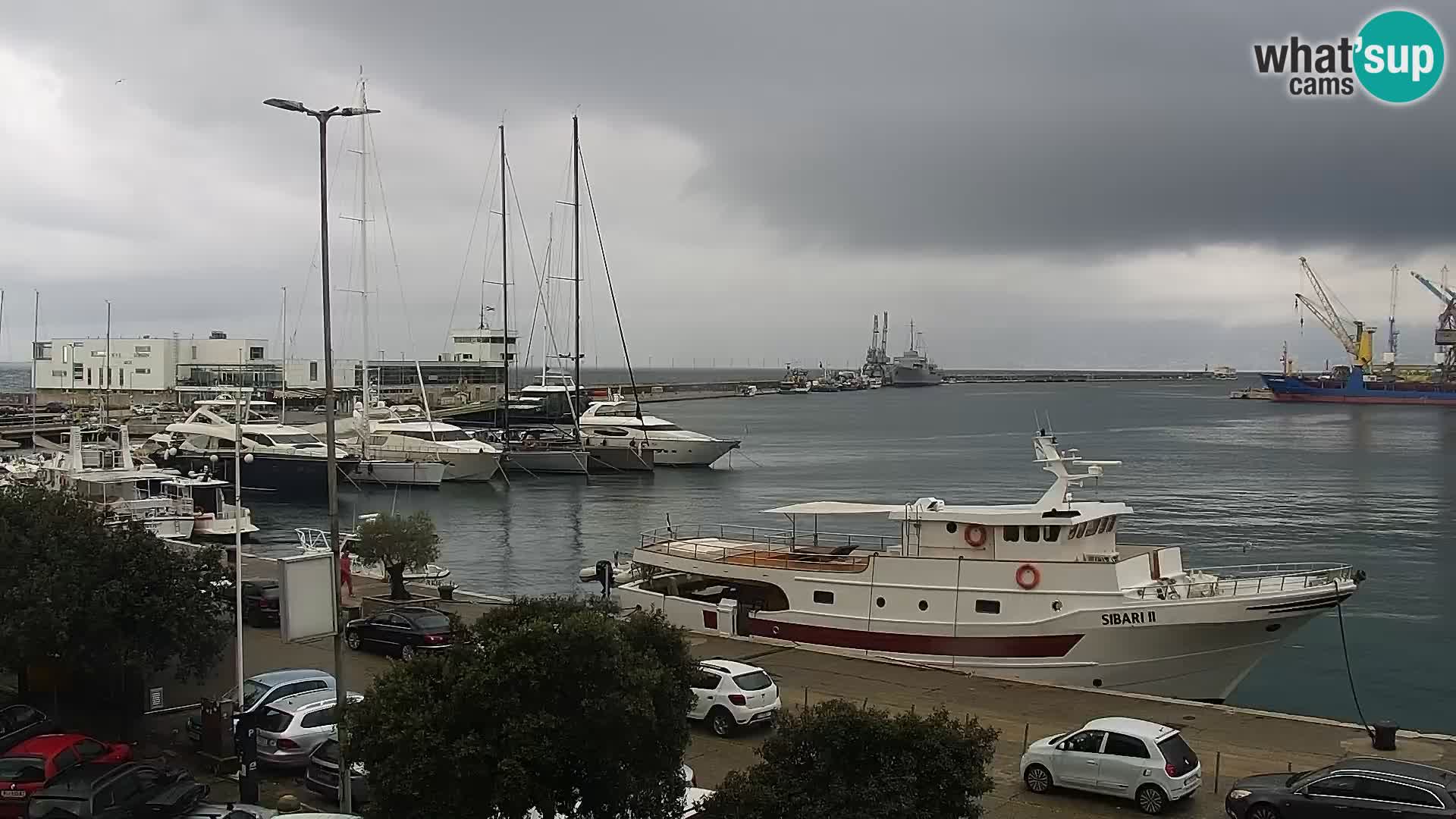 La Riva e la Marina a Rijeka (Fiume) – Live Webcam Croazia