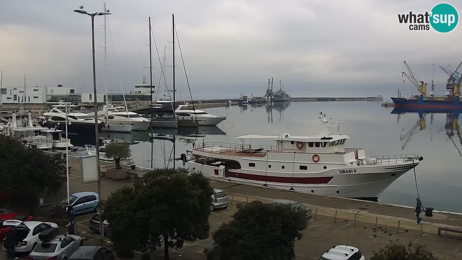La Riva e la Marina a Rijeka (Fiume) – Live Webcam Croazia
