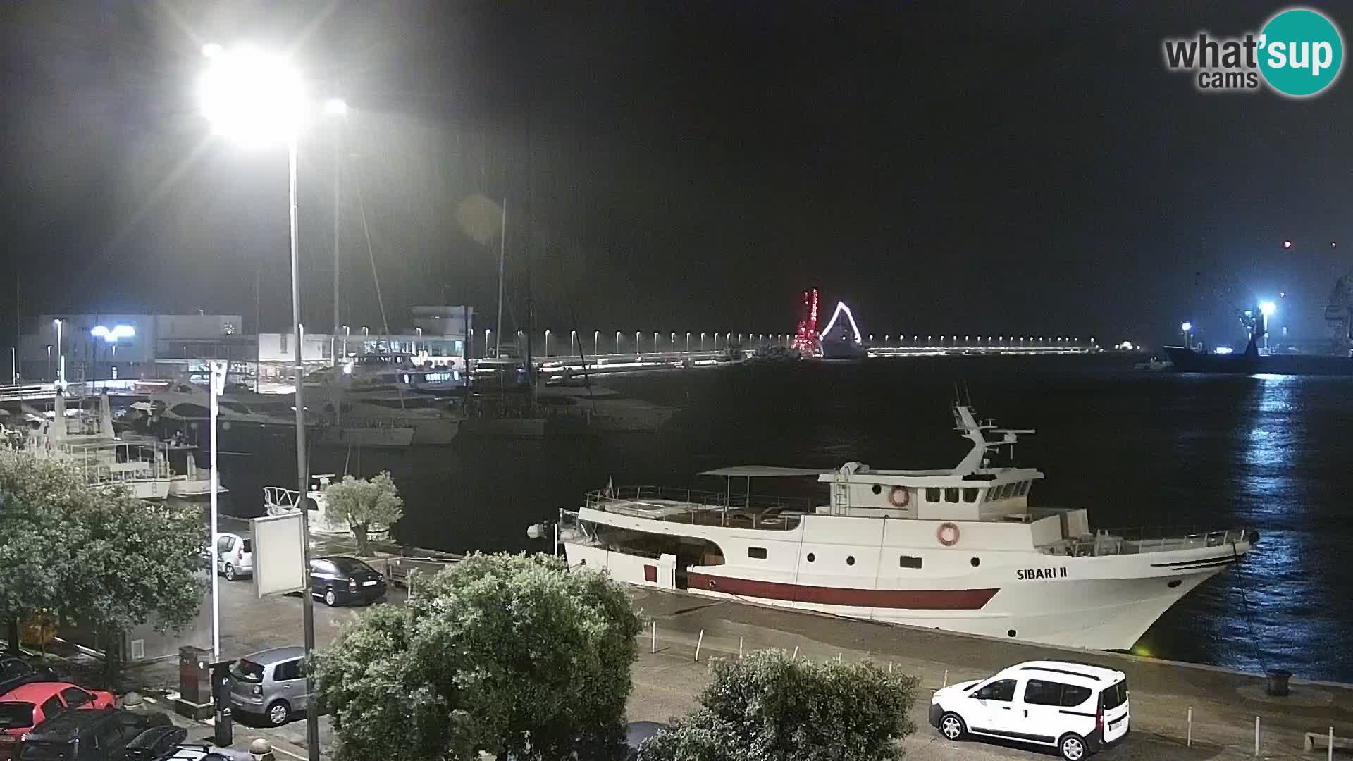 The Riva and Marina in Rijeka  – Live Webcam Croatia