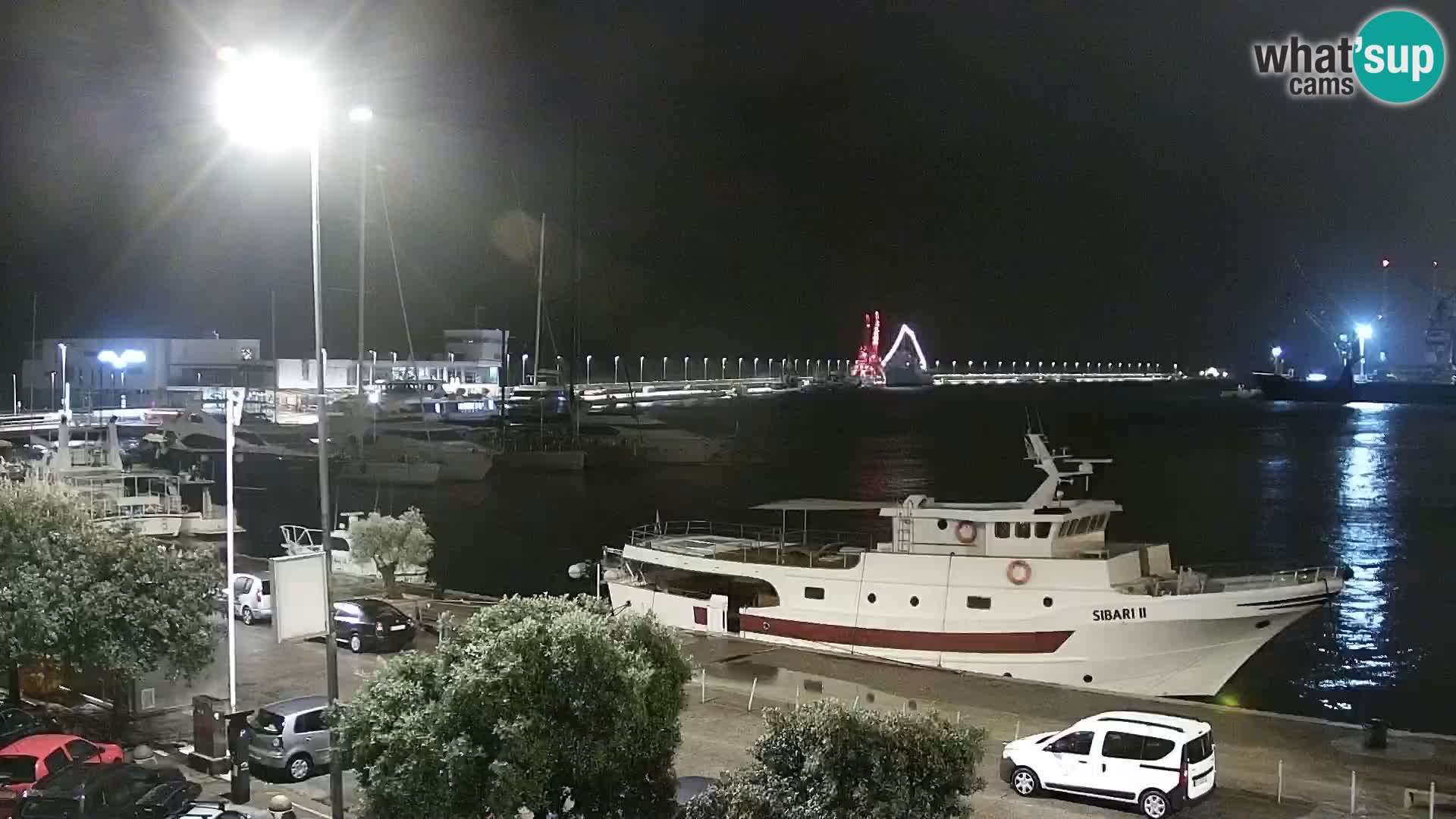 La Riva e la Marina a Rijeka (Fiume) – Live Webcam Croazia