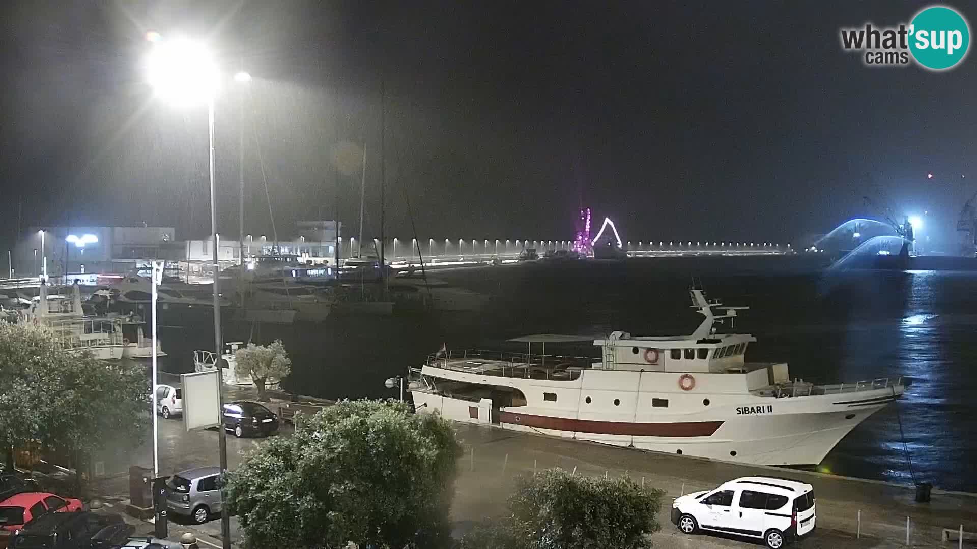 The Riva and Marina in Rijeka  – Live Webcam Croatia