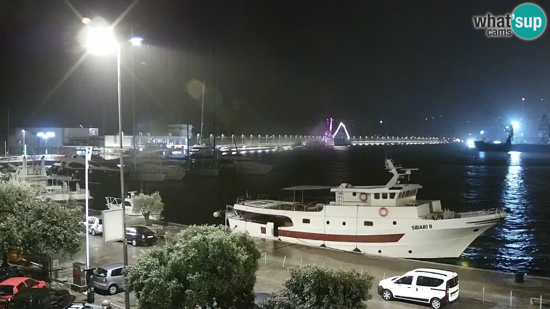 La Riva e la Marina a Rijeka (Fiume) – Live Webcam Croazia