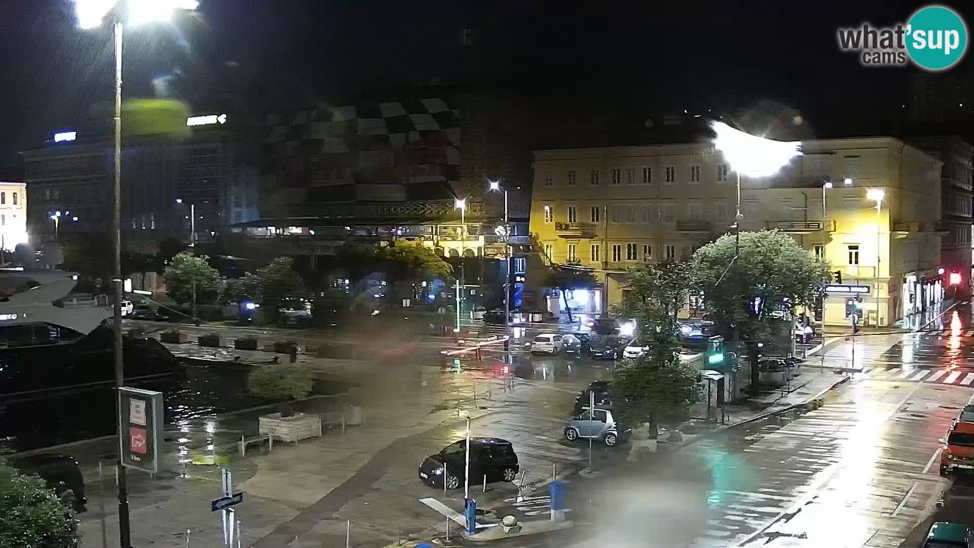 La Riva e la Marina a Rijeka (Fiume) – Live Webcam Croazia