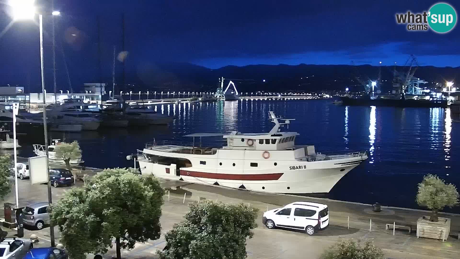 Die Riva und Marina in Rijeka – Live Webcam Kroatien