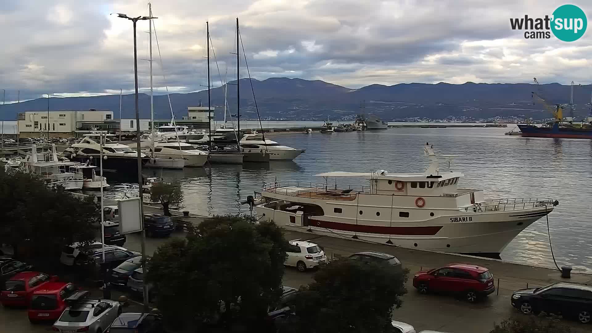 La Riva et Marina à Rijeka – Live Webcam Croatie
