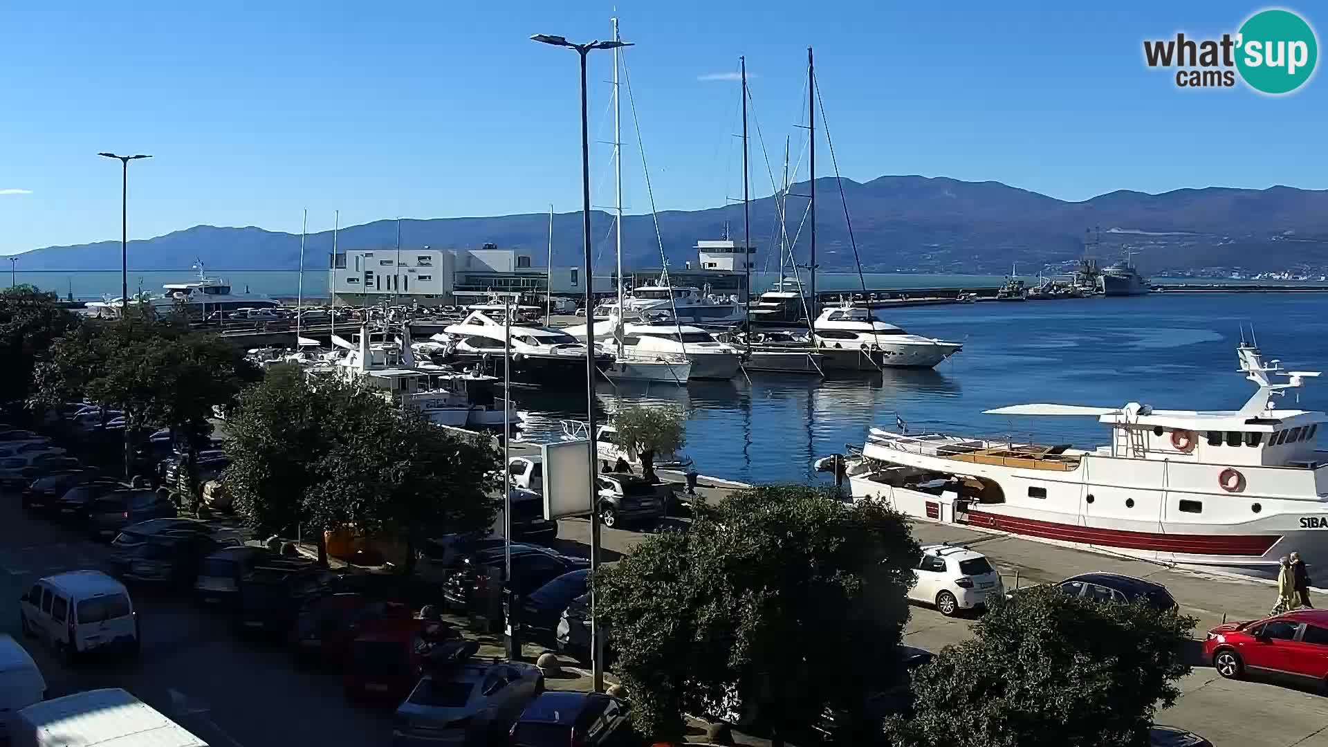 La Riva e la Marina a Rijeka (Fiume) – Live Webcam Croazia