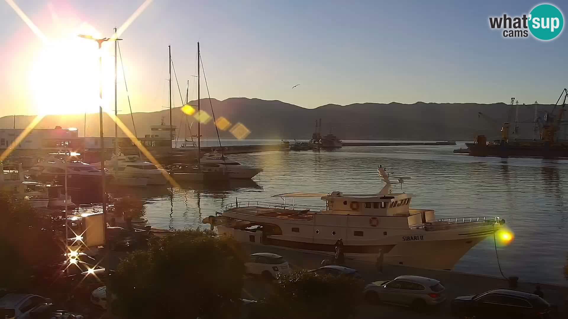 La Riva e la Marina a Rijeka (Fiume) – Live Webcam Croazia