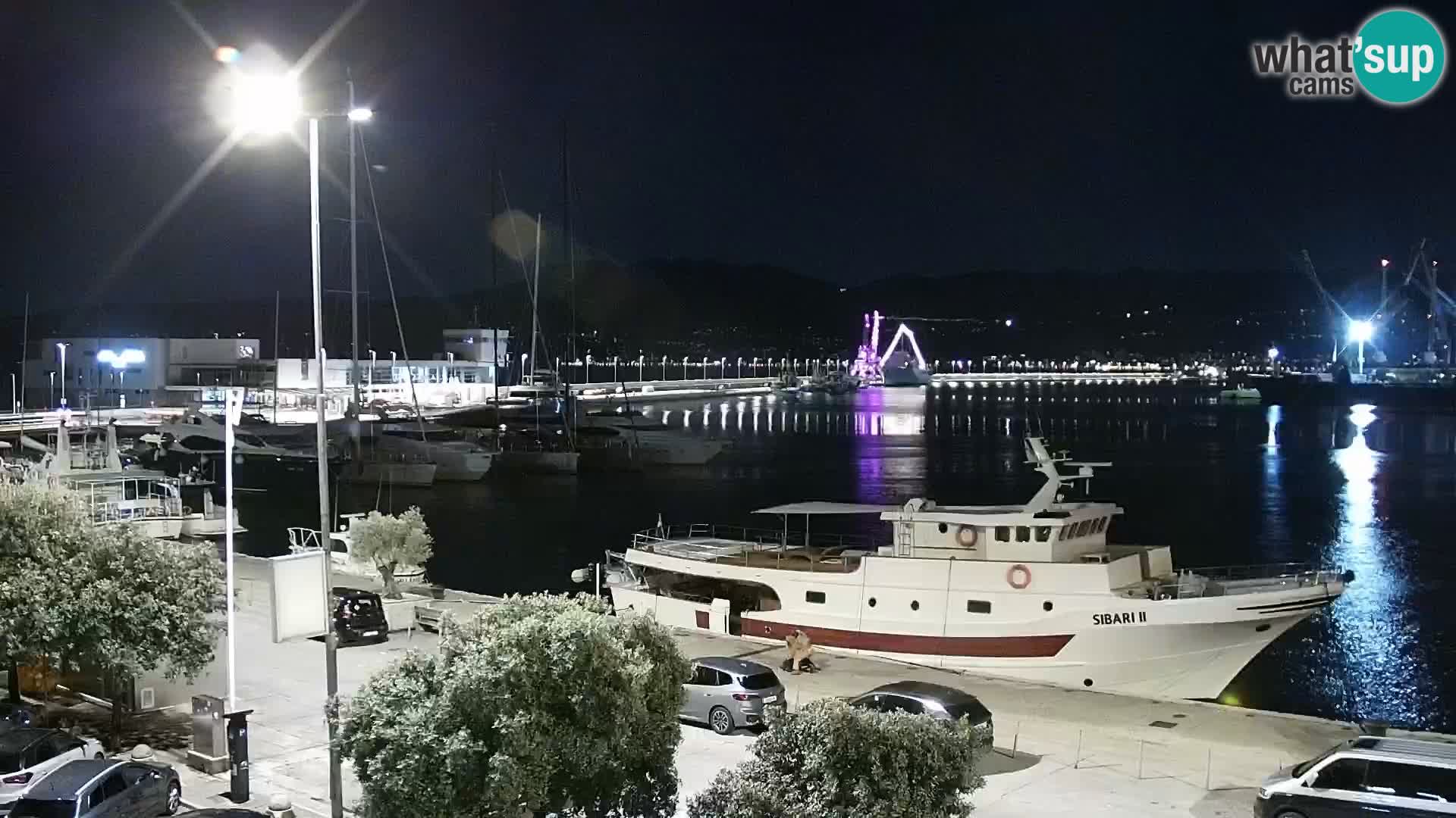 La Riva e la Marina a Rijeka (Fiume) – Live Webcam Croazia