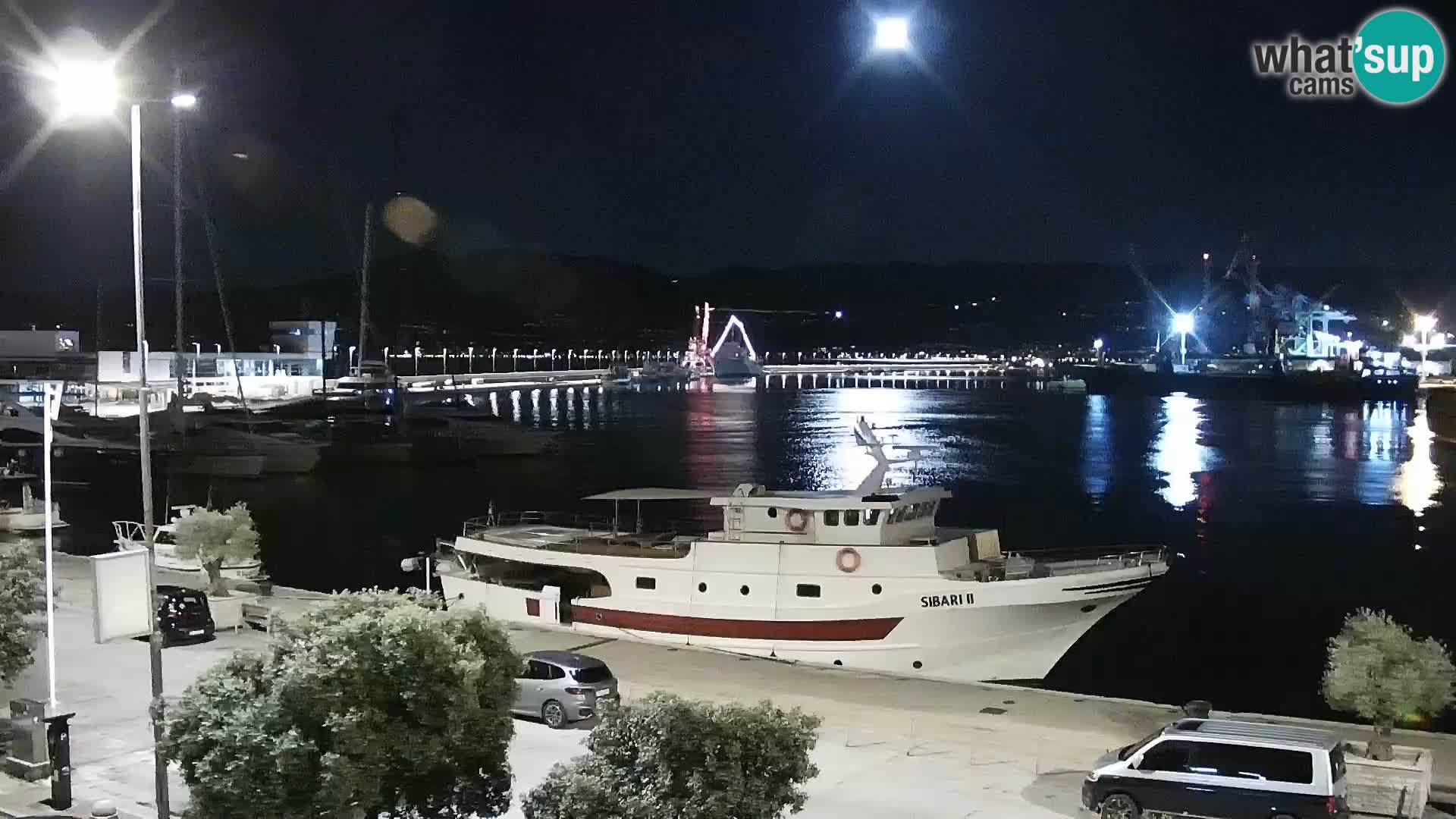 The Riva and Marina in Rijeka  – Live Webcam Croatia