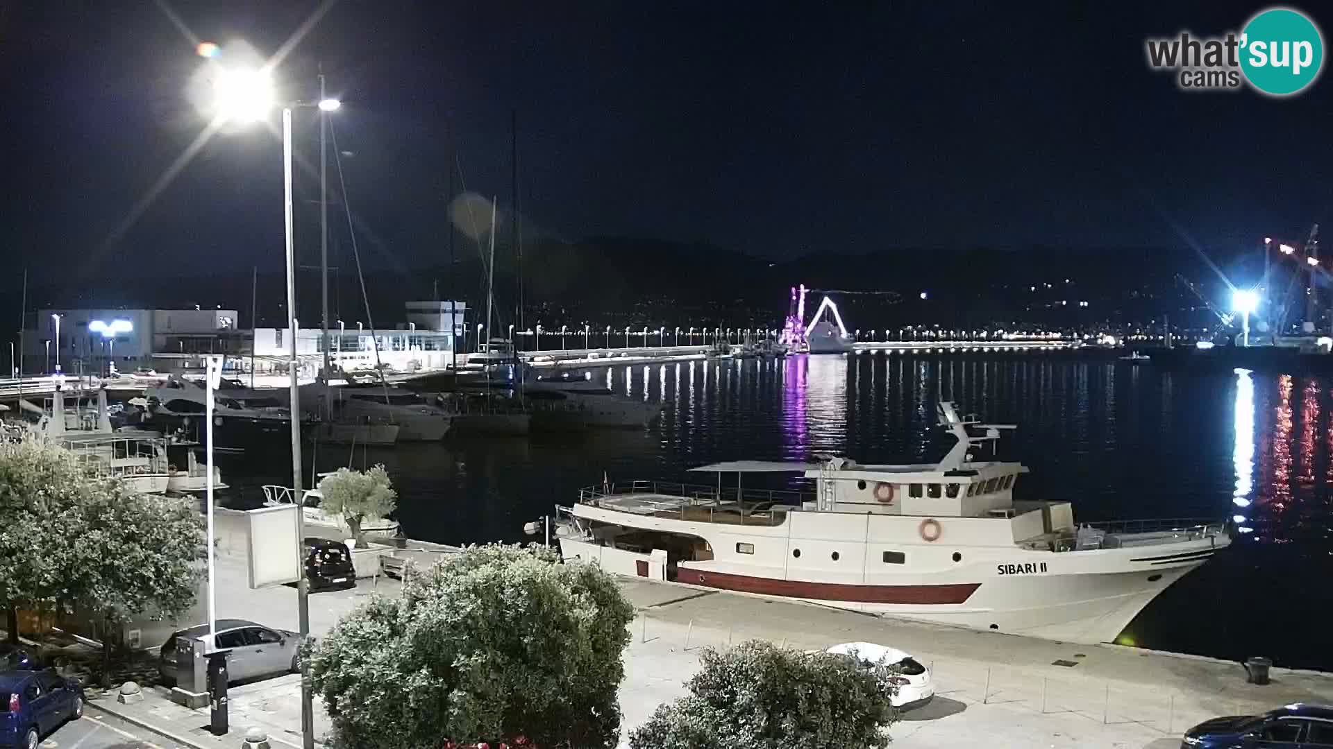 Riva i Marina u Rijeci – Web kamera uživo u Hrvatskoj