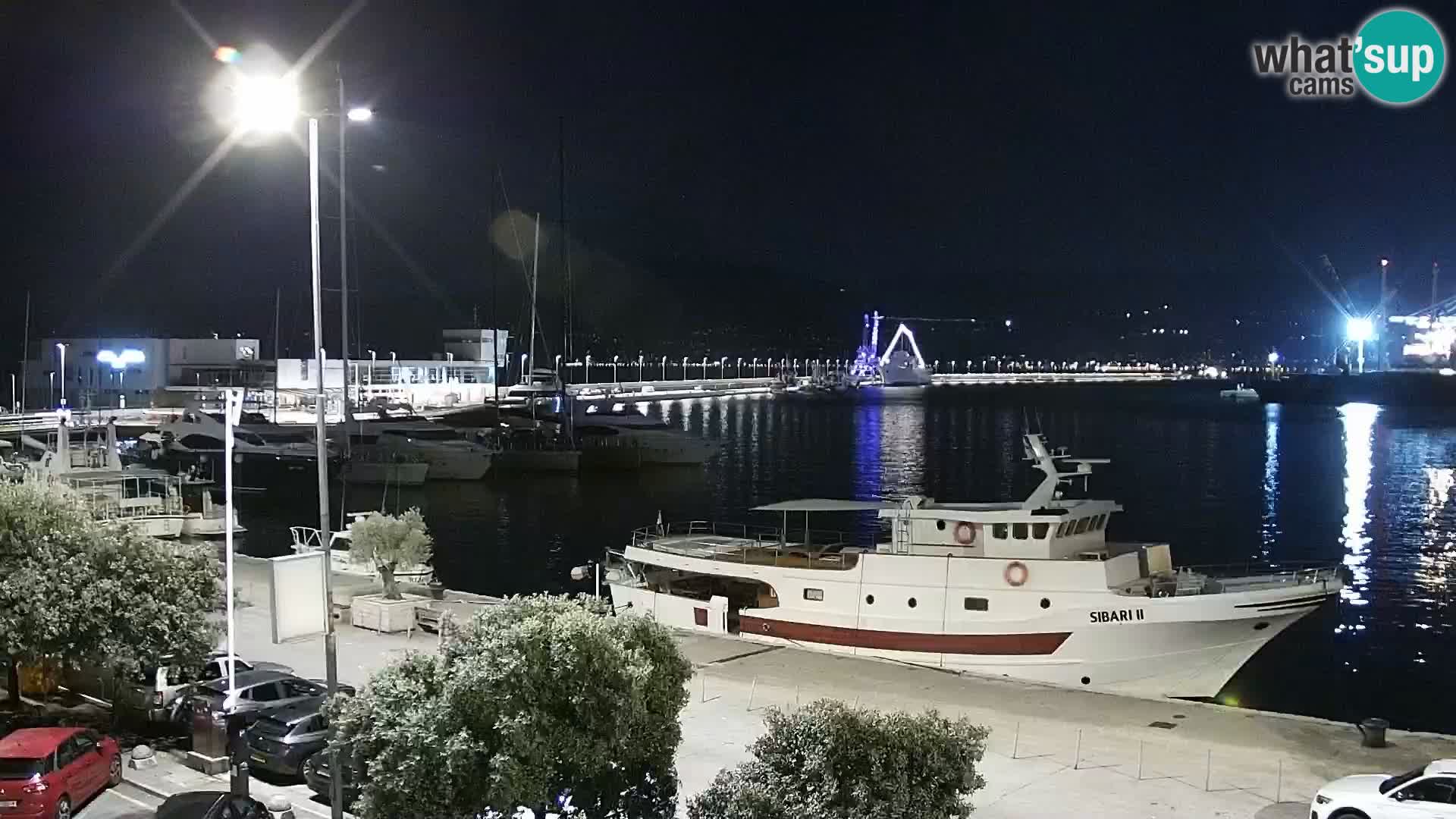 Riva i Marina u Rijeci – Web kamera uživo u Hrvatskoj