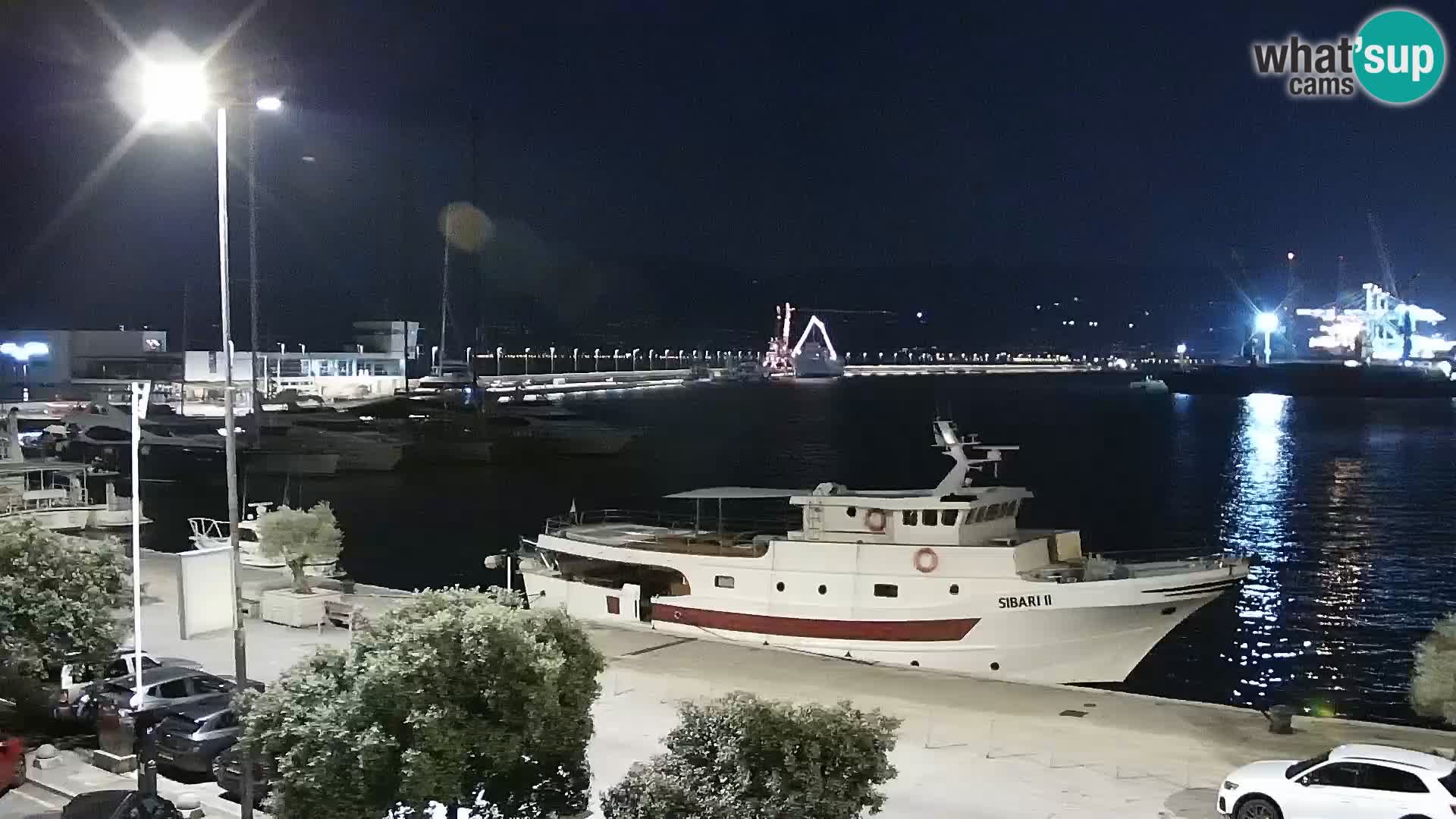 Die Riva und Marina in Rijeka – Live Webcam Kroatien