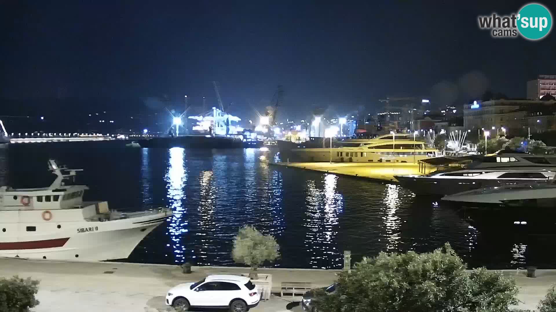 La Riva et Marina à Rijeka – Live Webcam Croatie