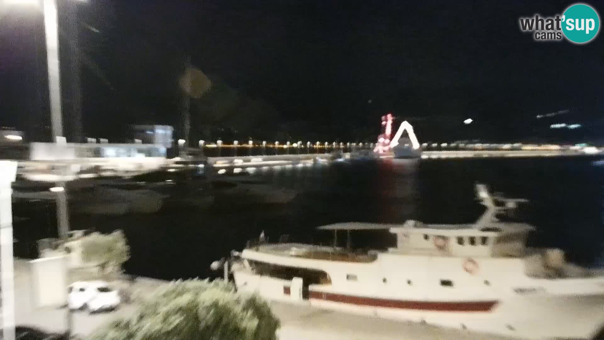 La Riva y Marina en Rijeka – Webcam en vivo Croacia