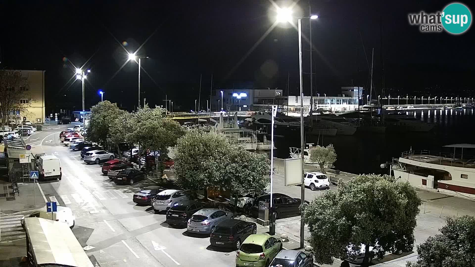 La Riva y Marina en Rijeka – Webcam en vivo Croacia
