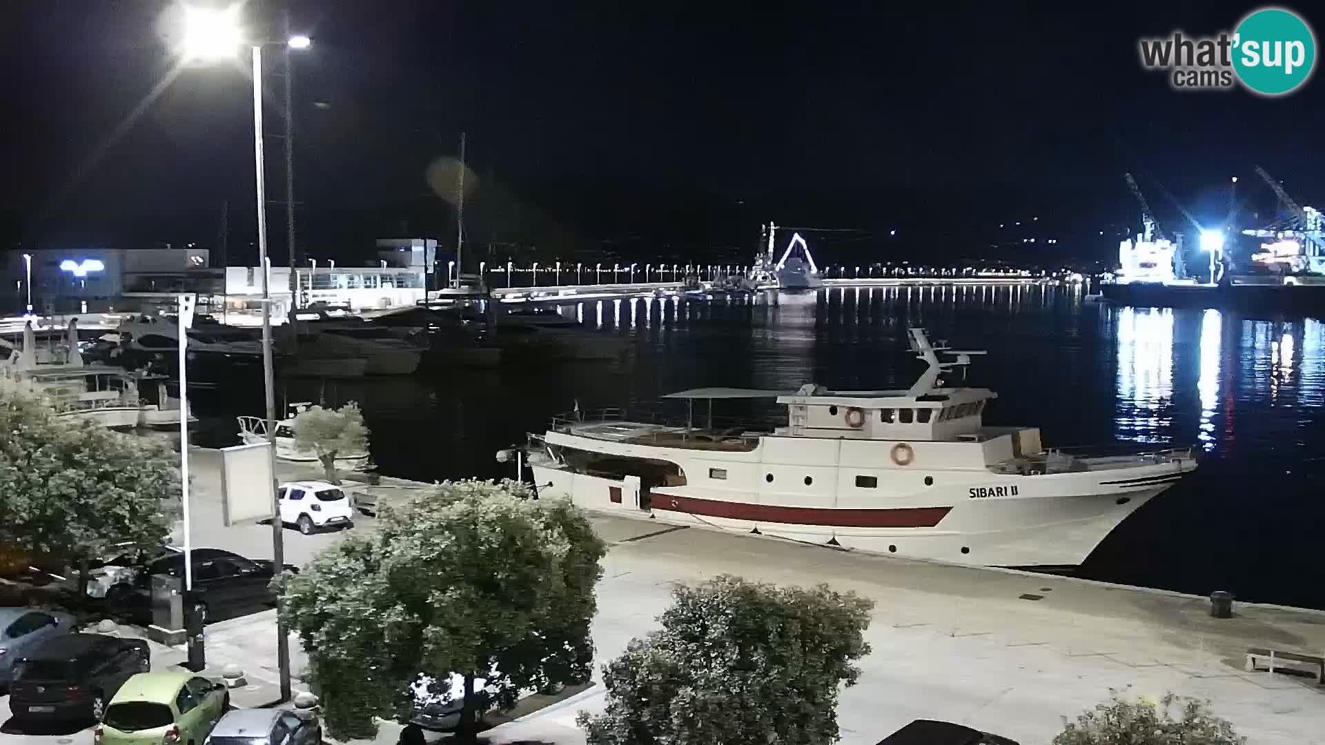 La Riva y Marina en Rijeka – Webcam en vivo Croacia