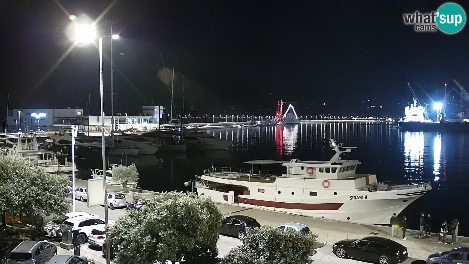 Die Riva und Marina in Rijeka – Live Webcam Kroatien