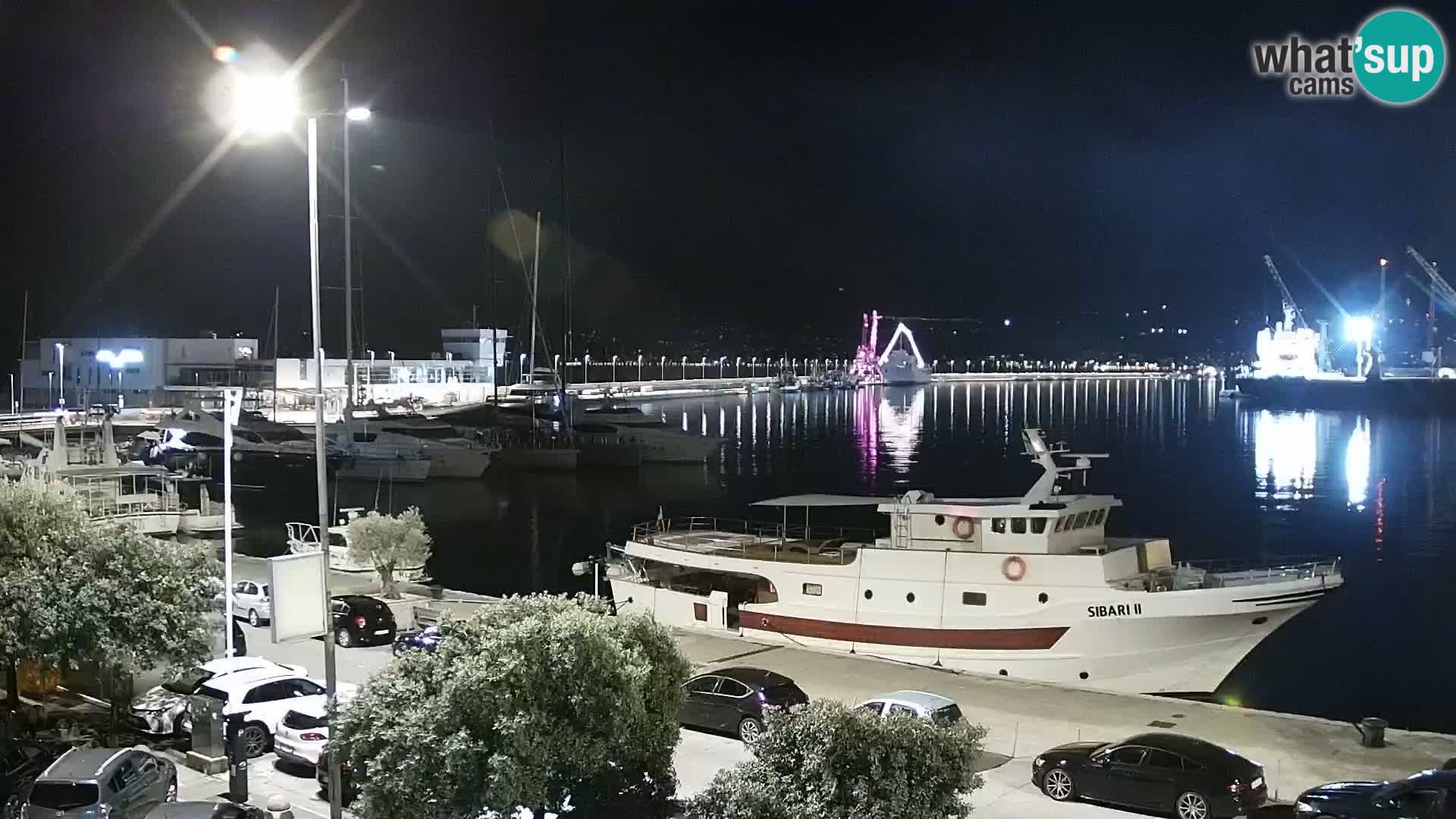 La Riva e la Marina a Rijeka (Fiume) – Live Webcam Croazia