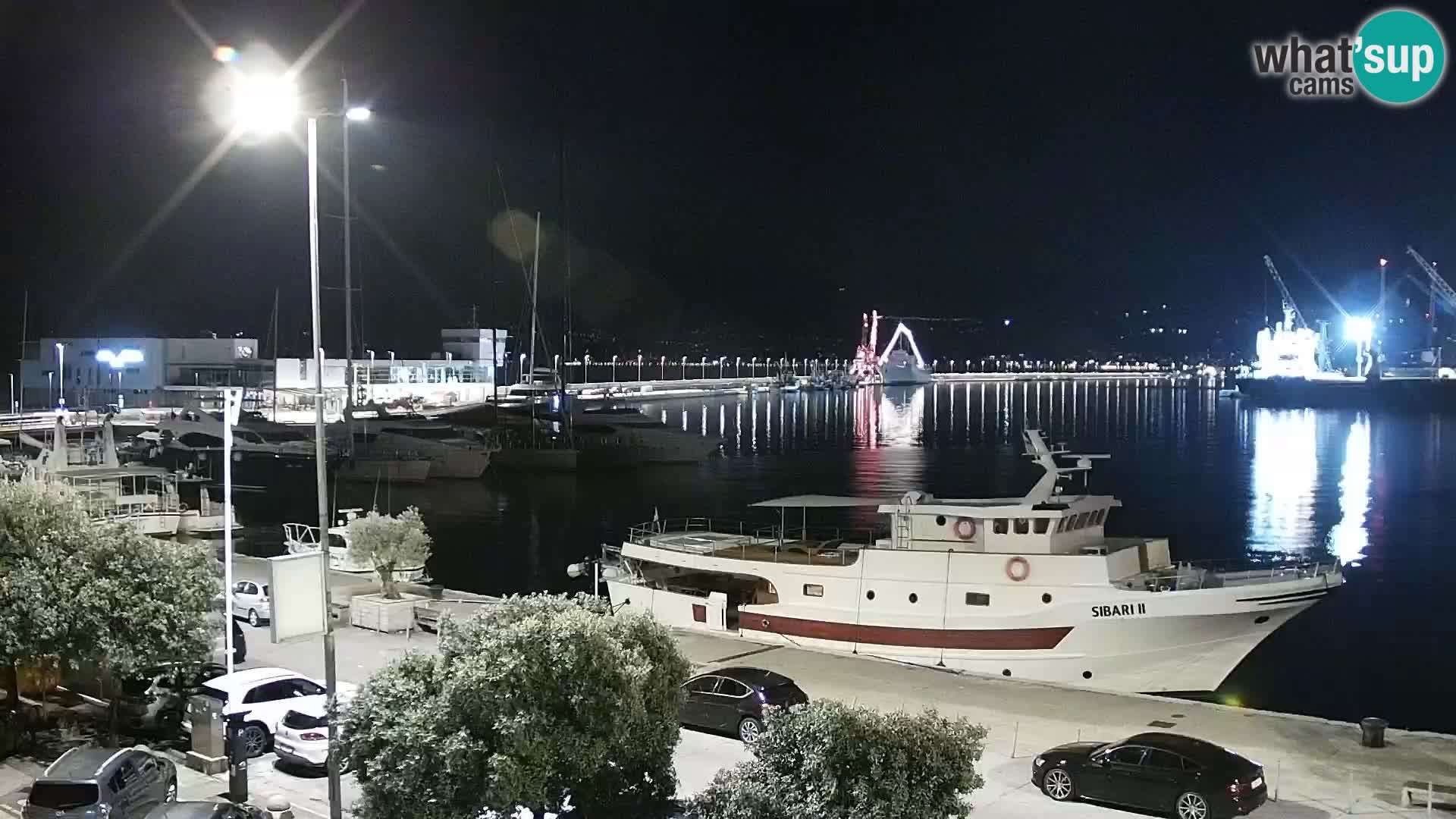 La Riva e la Marina a Rijeka (Fiume) – Live Webcam Croazia