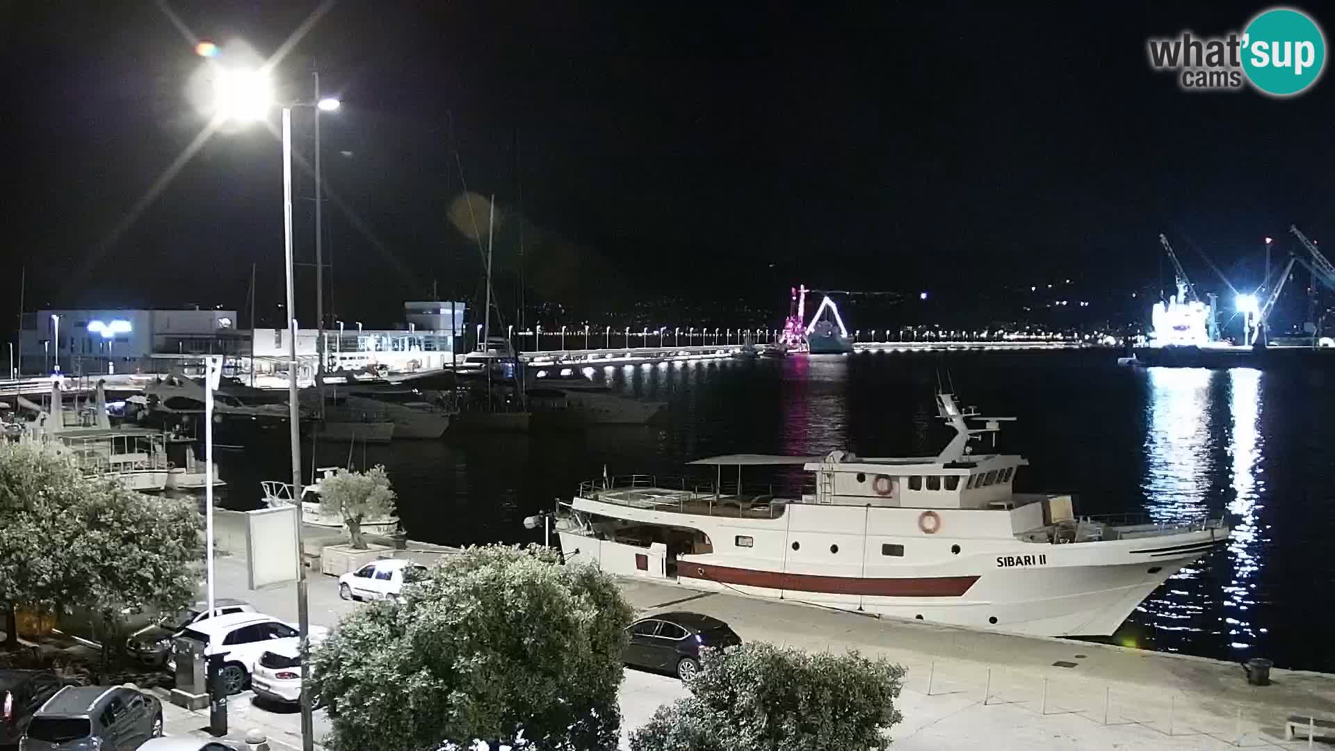 Die Riva und Marina in Rijeka – Live Webcam Kroatien