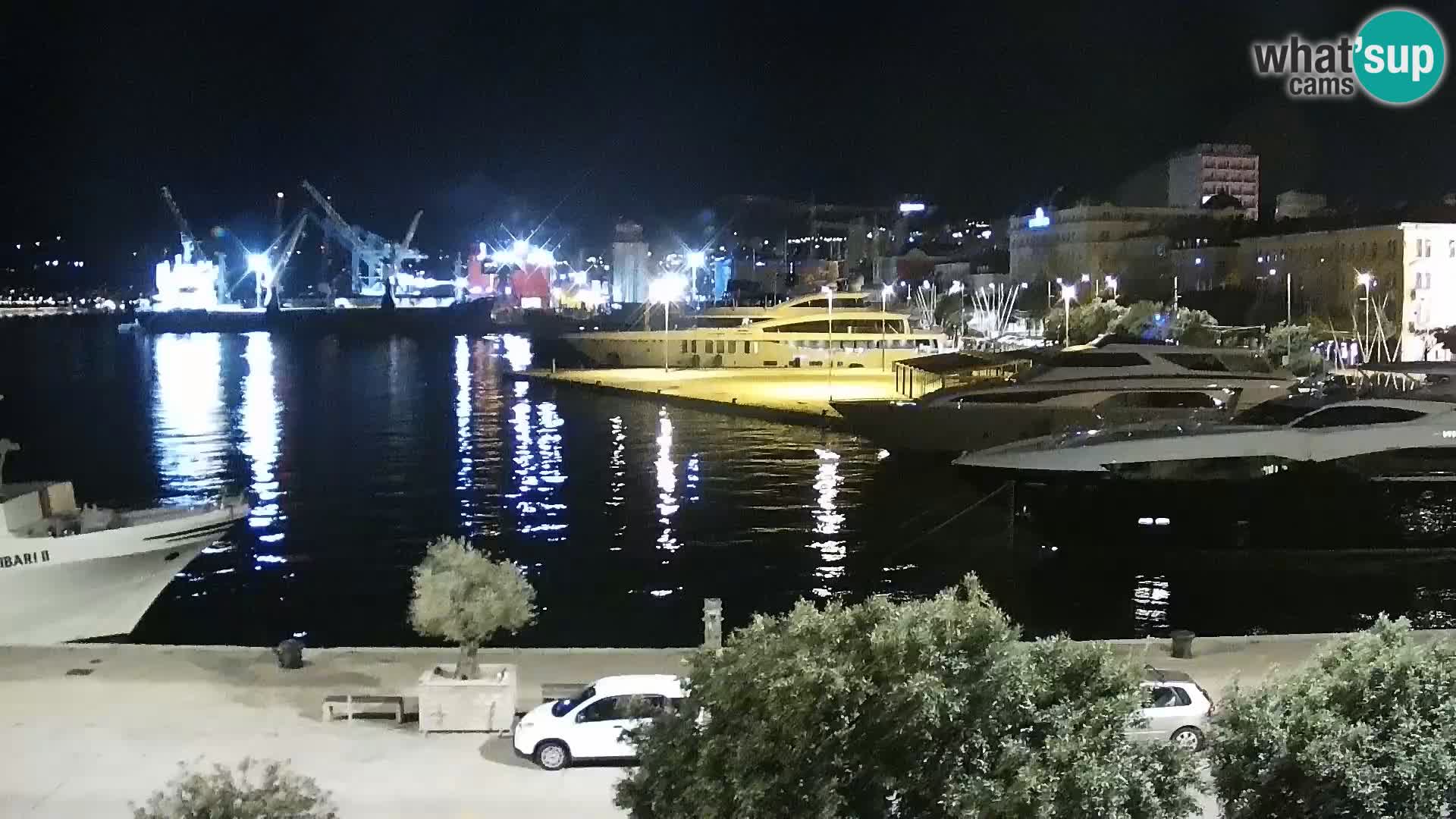 The Riva and Marina in Rijeka – Live Webcam Croatia