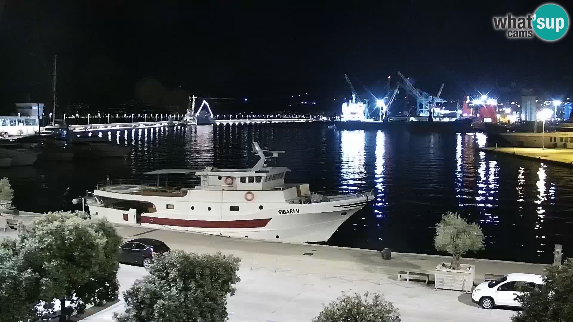 La Riva y Marina en Rijeka – Webcam en vivo Croacia