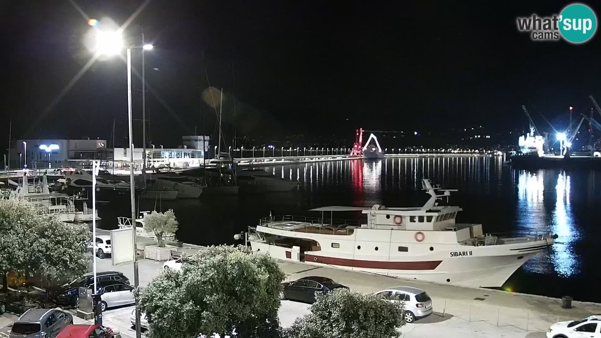 La Riva et Marina à Rijeka – Live Webcam Croatie